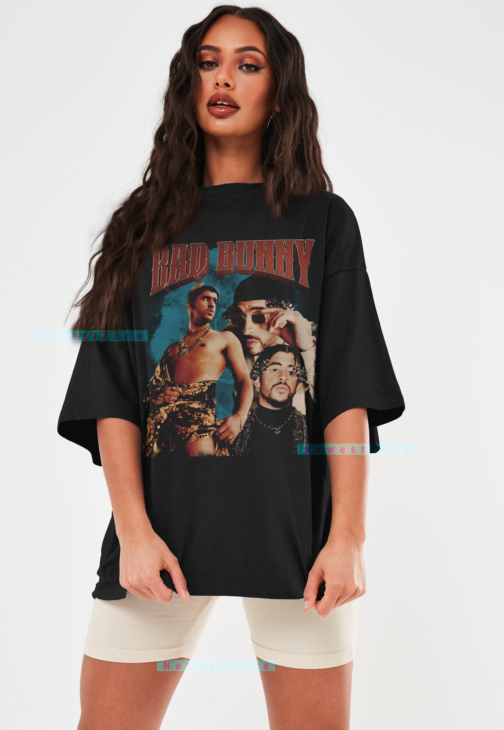 Bad Bunny Vintage Graphic Tee – El Ultimo Tour Del Mundo Hoodie, Sweatshirt | PodTeesHub.com