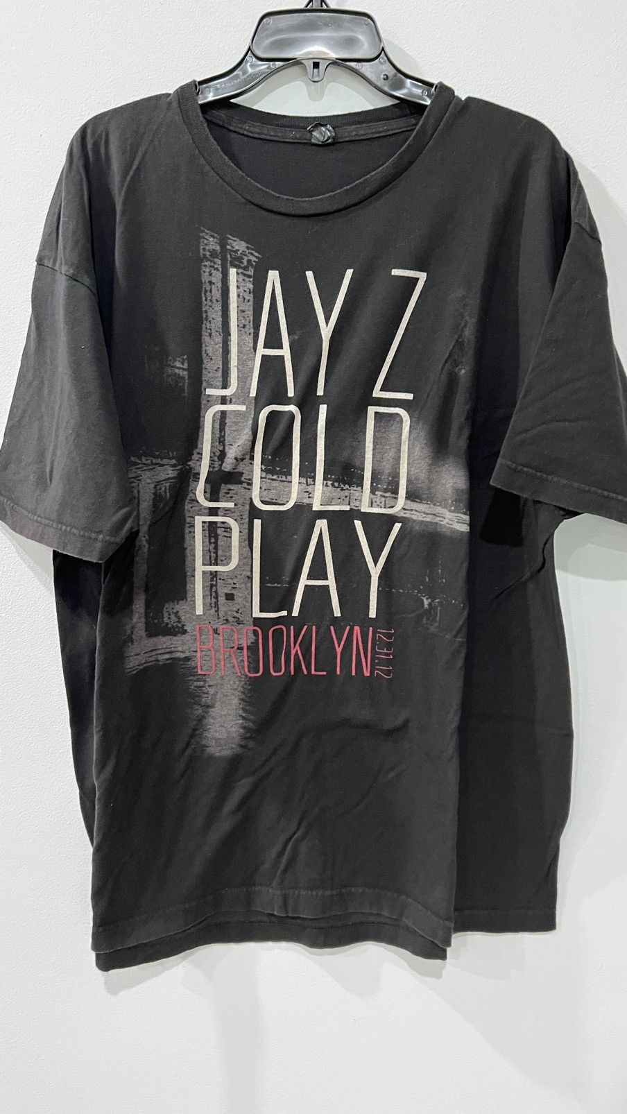 Jay Z X Vintage Jay Z Cold Play Brooklyn Nyc 12 31 12 T-Shirts, Hoodie, Sweatshirt