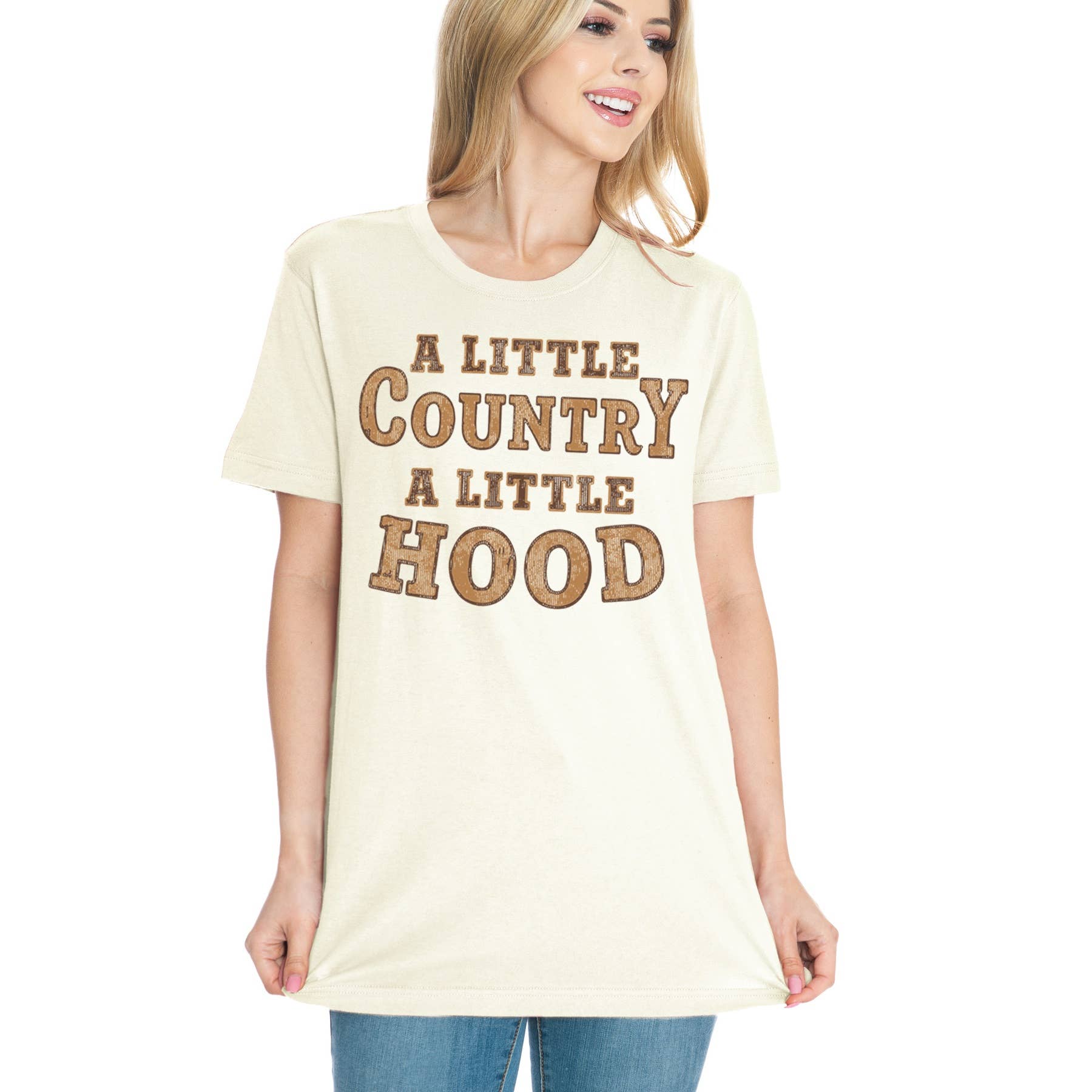 A Little Country A Little Hood - Short Sleeve Tee Hoodie, Sweatshirt | PodTeesHub.com