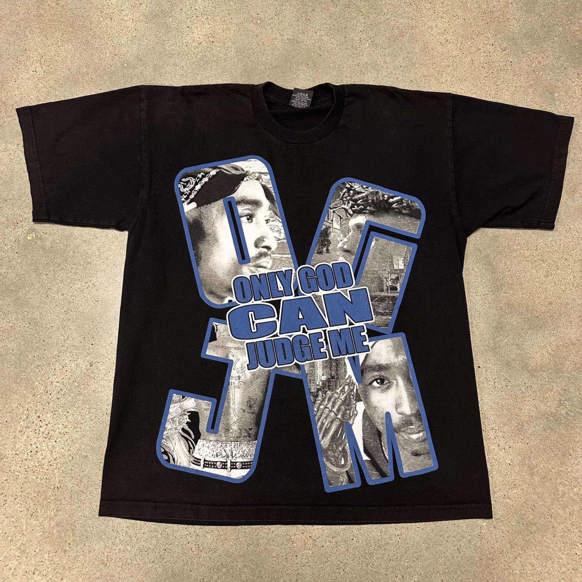Vintage Y2k Baggy Tupac Only God Can Judge Me Rap Shirt Hoodie, Sweatshirt | PodTeesHub.com