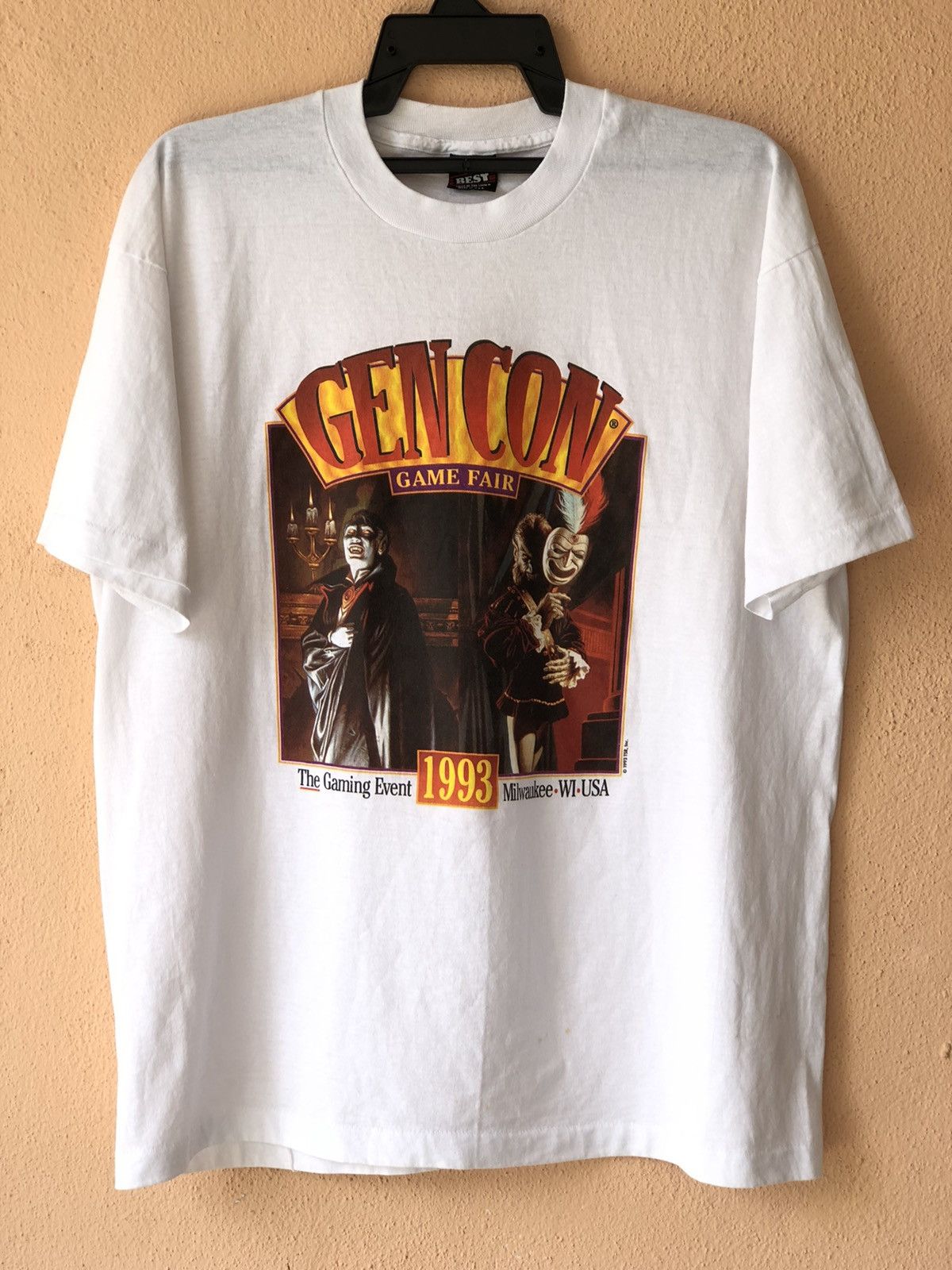 The Game X Vintage Vintage 90s Gen Con Game Fair 1993 The Gaming Event T-Shirts, Hoodie, Sweatshirt | PodTeesHub.com