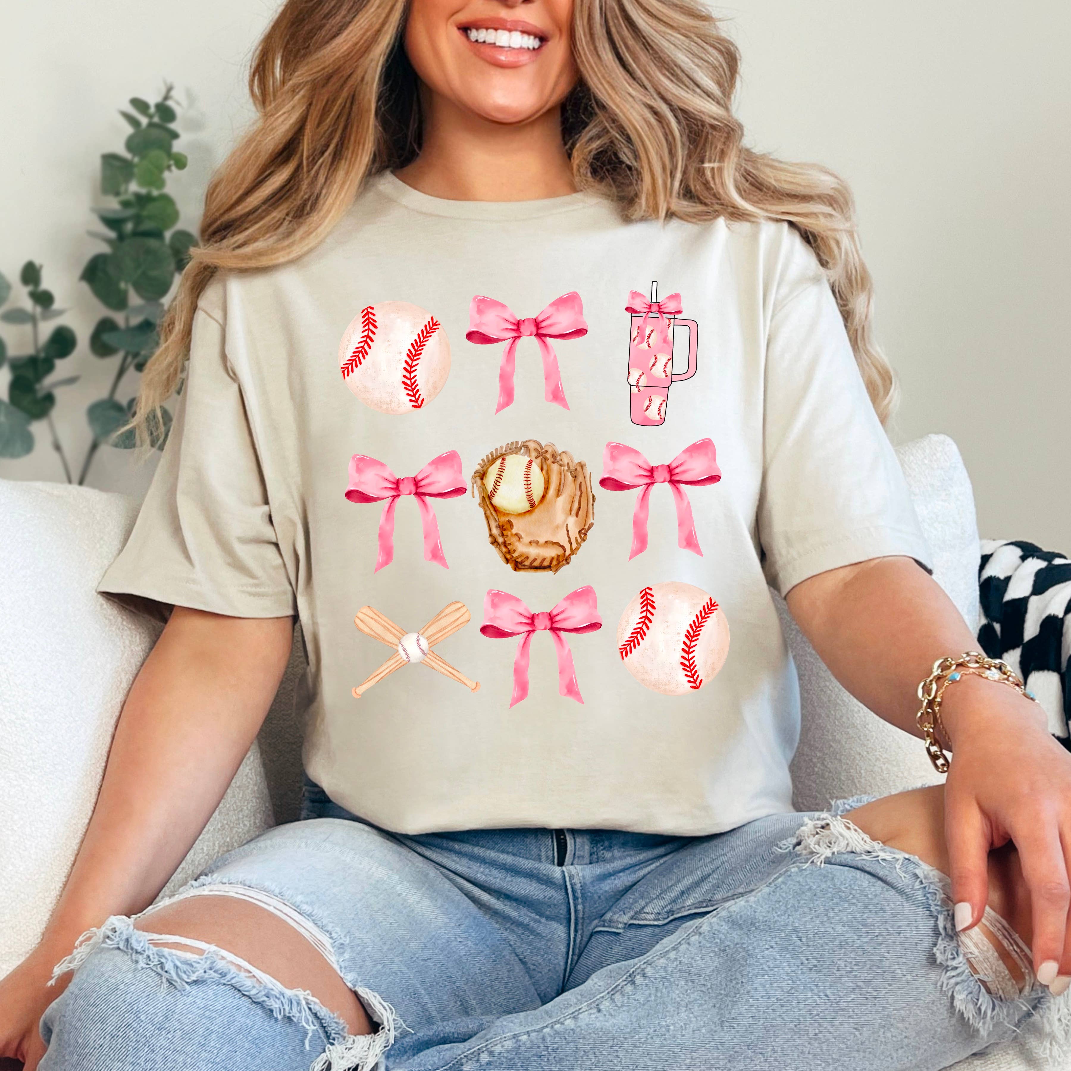 Coquette Baseball Graphic Shirt | Gameday Shirt | Gildan Hoodie, Sweatshirt | PodTeesHub.com