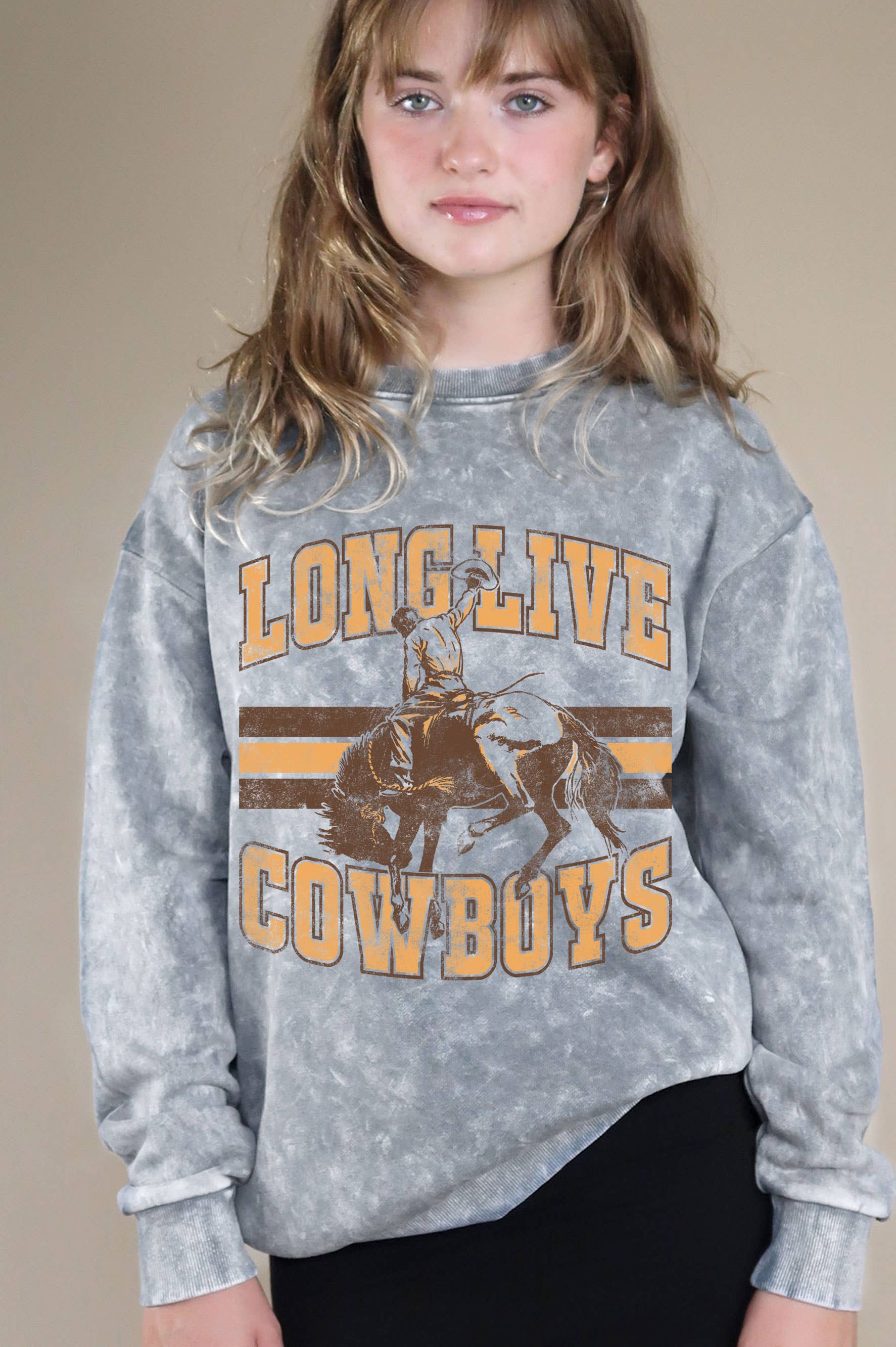 Long Live Cowboys Mineral Brushed Sweatshirt T-Shirts, Hoodie | PodTeesHub.com