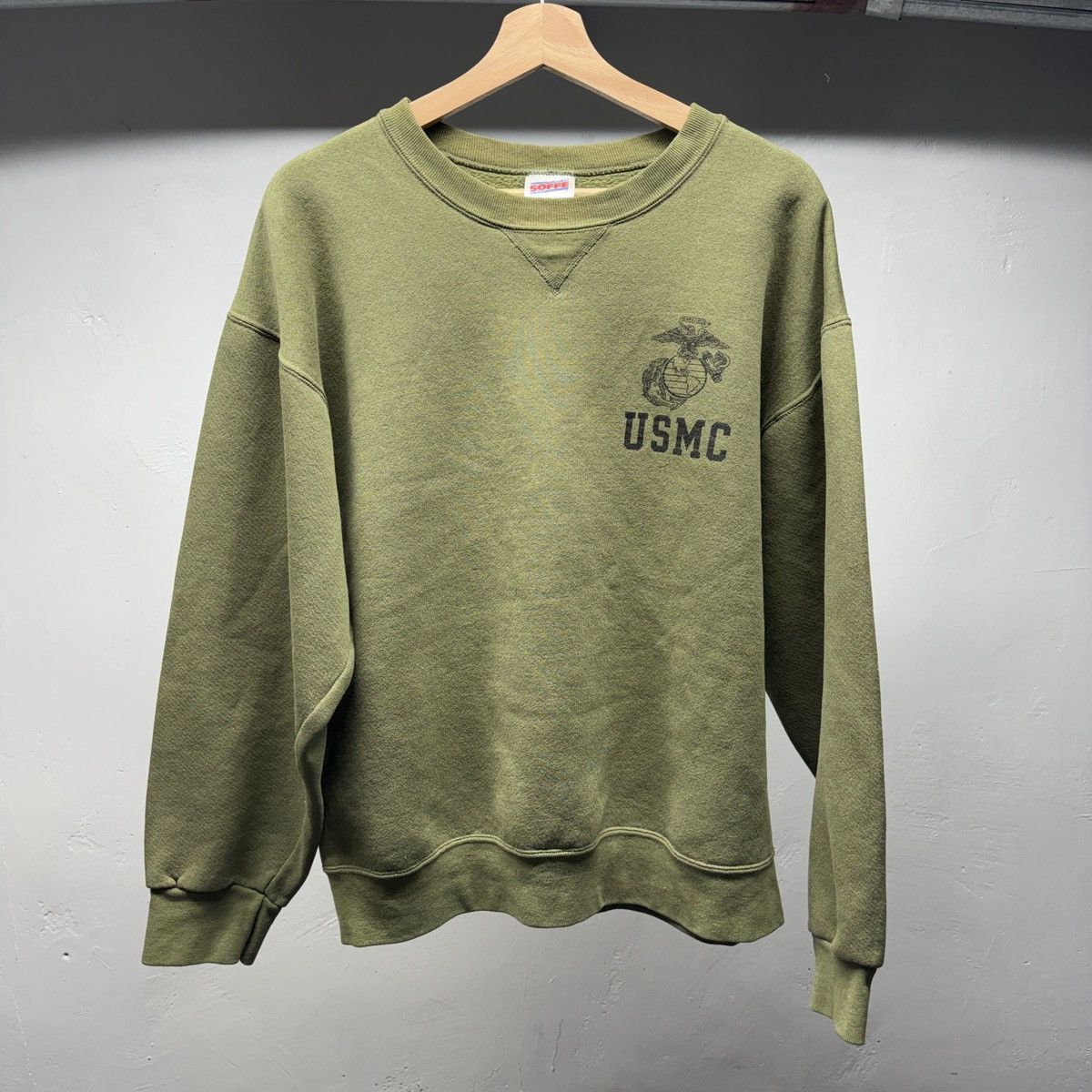Vintage 90s Usmc Faded Thrashed Distressed Sweatshirt Erd Grunge T-Shirts, Hoodie | PodTeesHub.com
