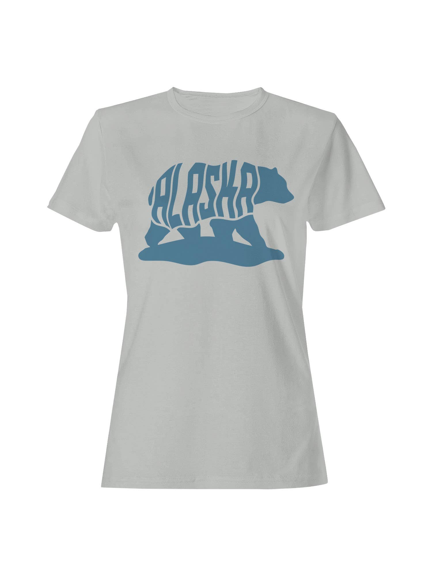 Alaska Bear Silhouette  Women's T-Shirt Hoodie, Sweatshirt | PodTeesHub.com