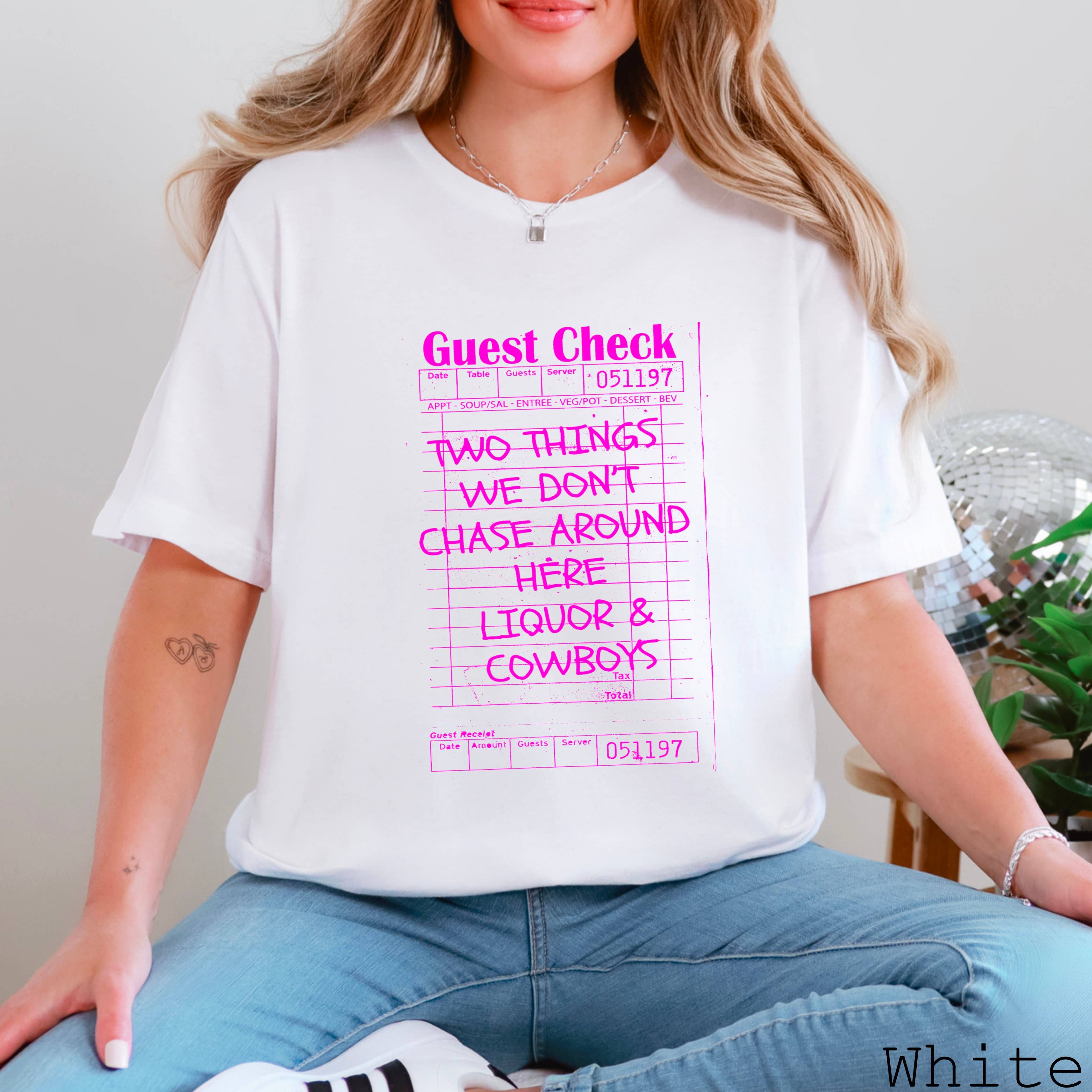 Two Things We Don’T Chase Graphic Tee  | Bella Canvas Hoodie, Sweatshirt | PodTeesHub.com