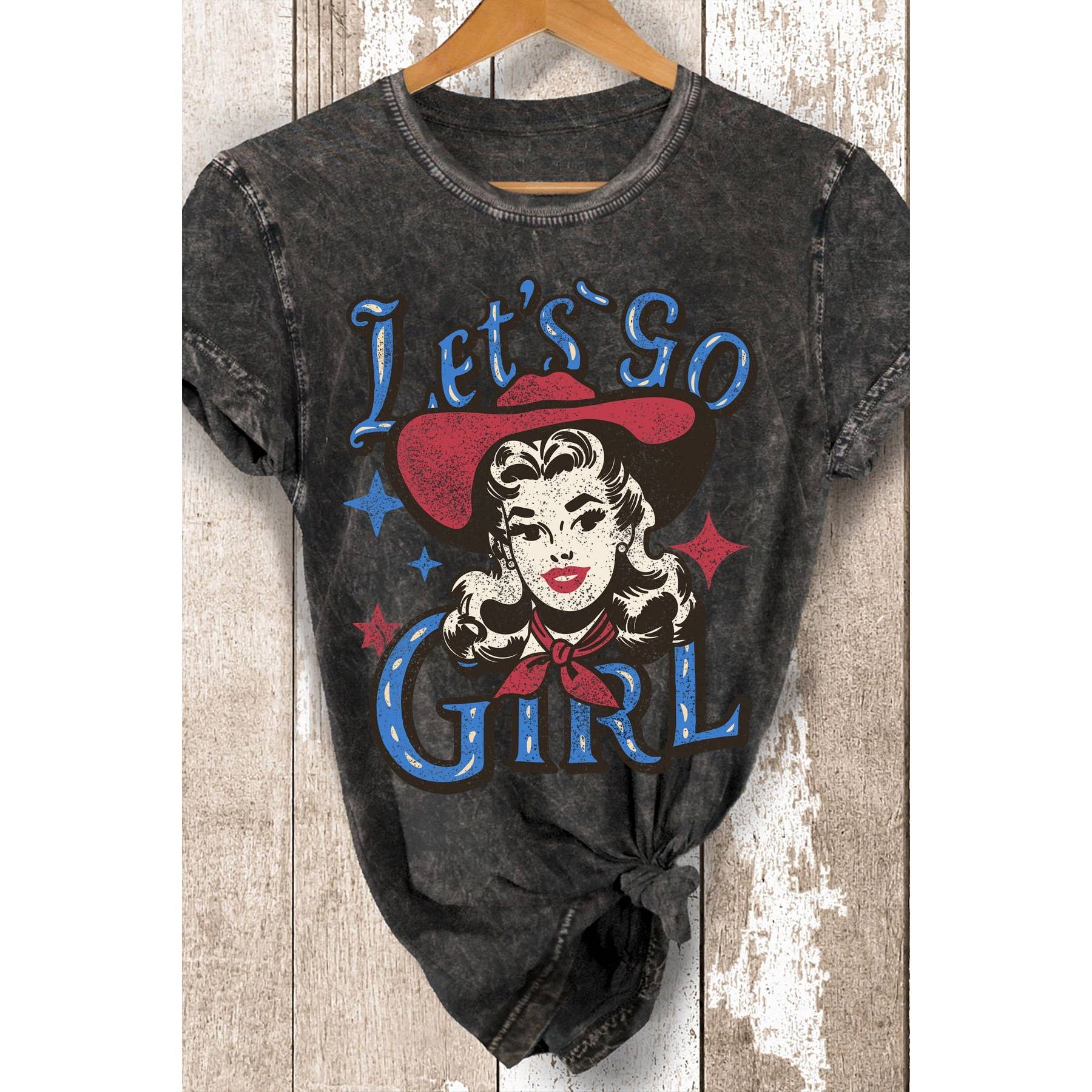Lets Go Girl Summer T-Shirt - Vintage Mineral Wash Hoodie, Sweatshirt | PodTeesHub.com
