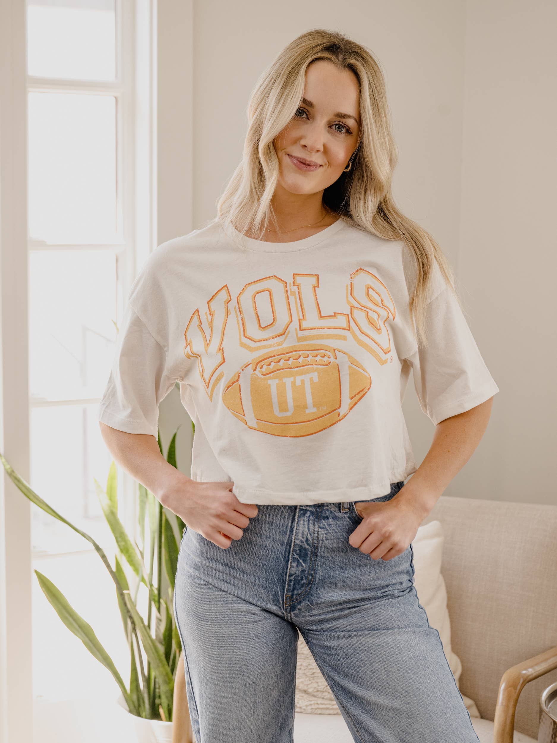 Tennessee Vols Wonka Football Off White Cropped Tee Hoodie, Sweatshirt | PodTeesHub.com
