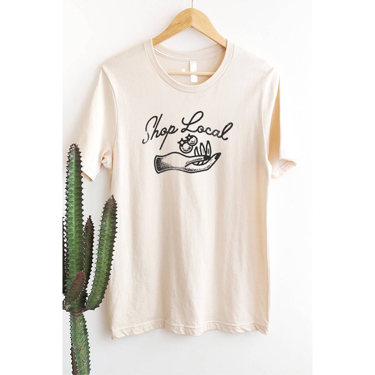 Shop Local Vintage Boyfriend Graphic Tee Plus Hoodie, Sweatshirt | PodTeesHub.com