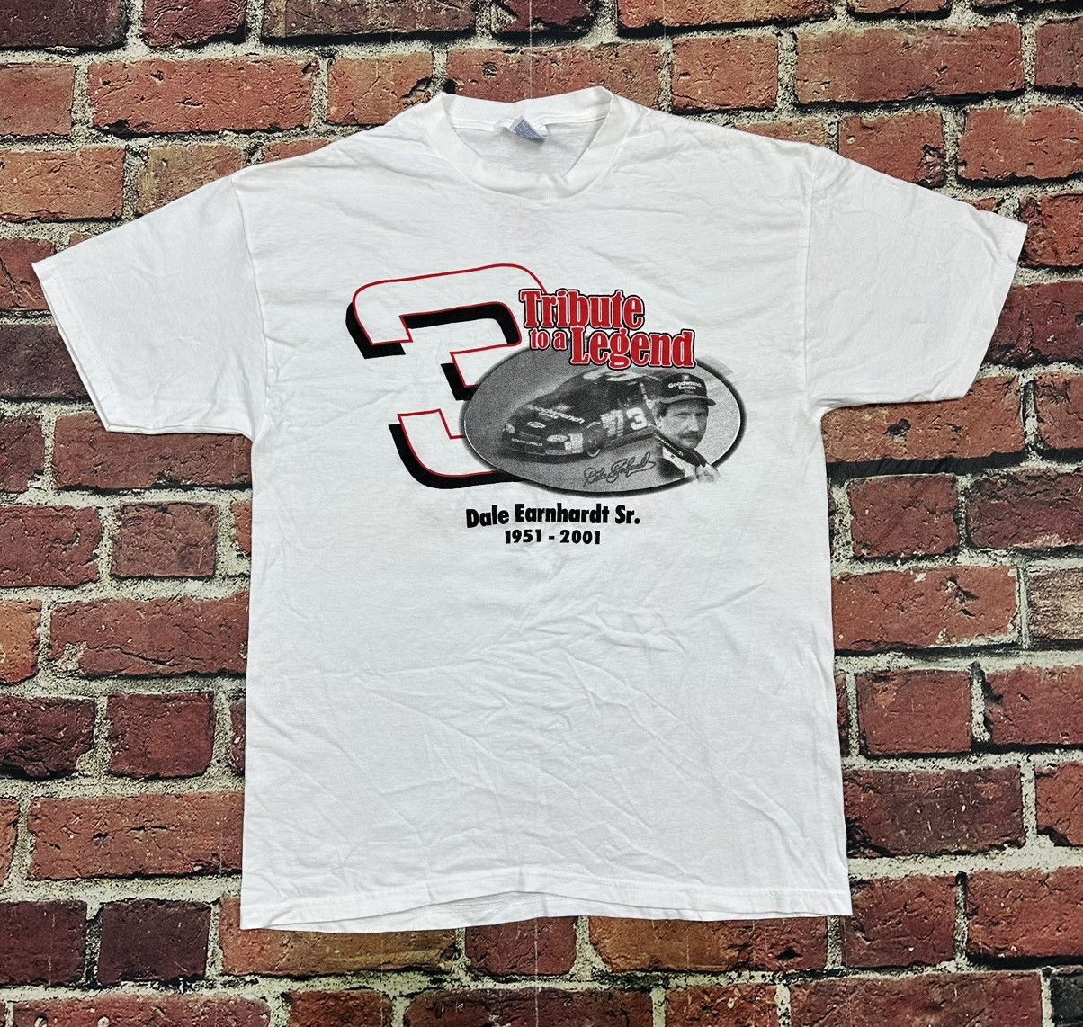 Nascar Vintage Dale Earnhardt Tribute To A Legend Double Sided Tee Hoodie, Sweatshirt | PodTeesHub.com