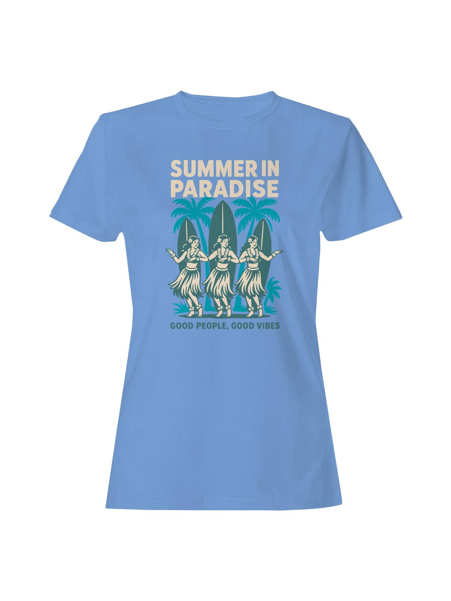 Tropical Vibes: Summer in Paradise Women's T-Shirt Hoodie, Sweatshirt | PodTeesHub.com