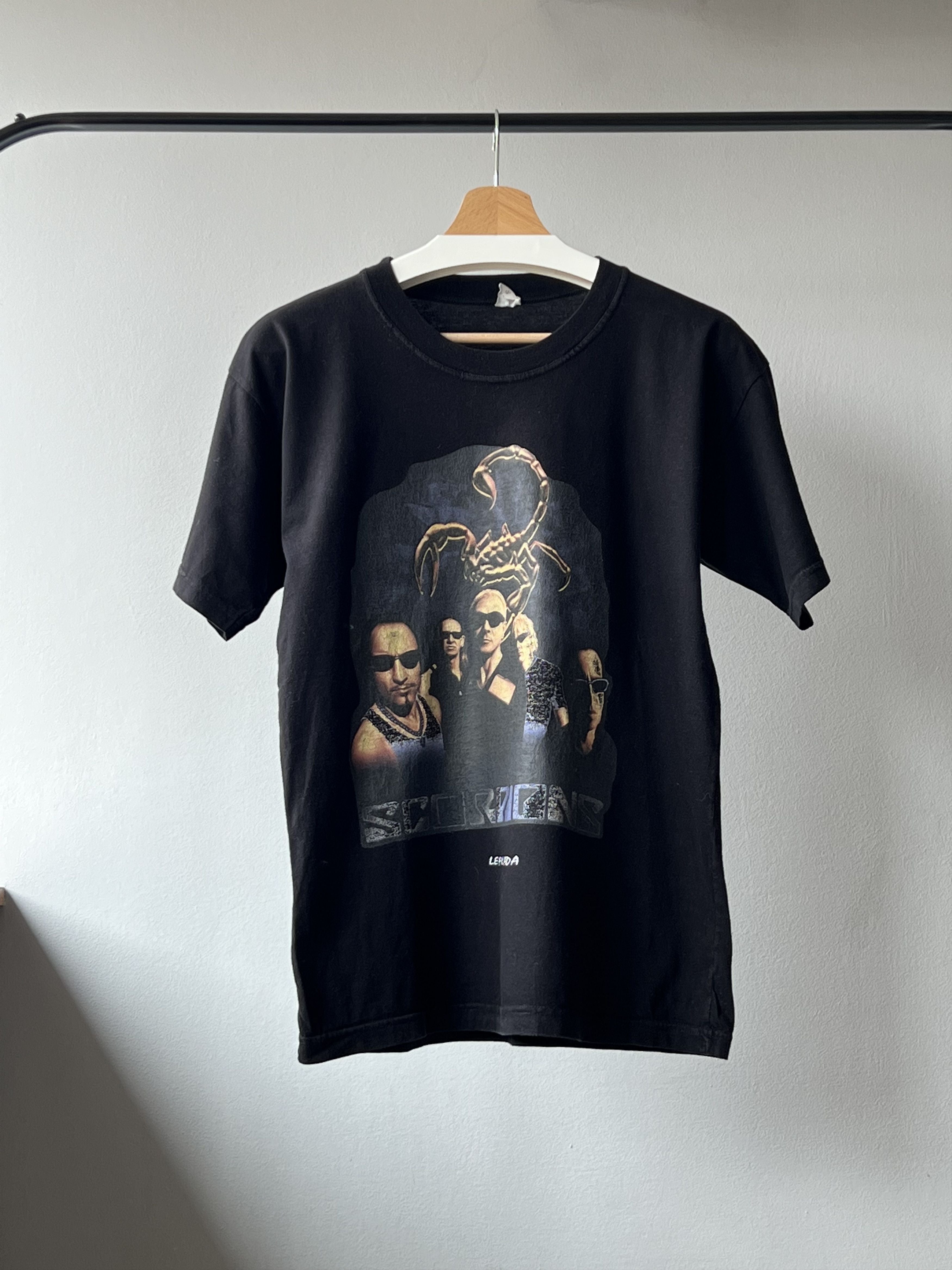 Vintage Scorpions Tour Lefkada Graphic Printed Tee Hoodie, Sweatshirt | PodTeesHub.com