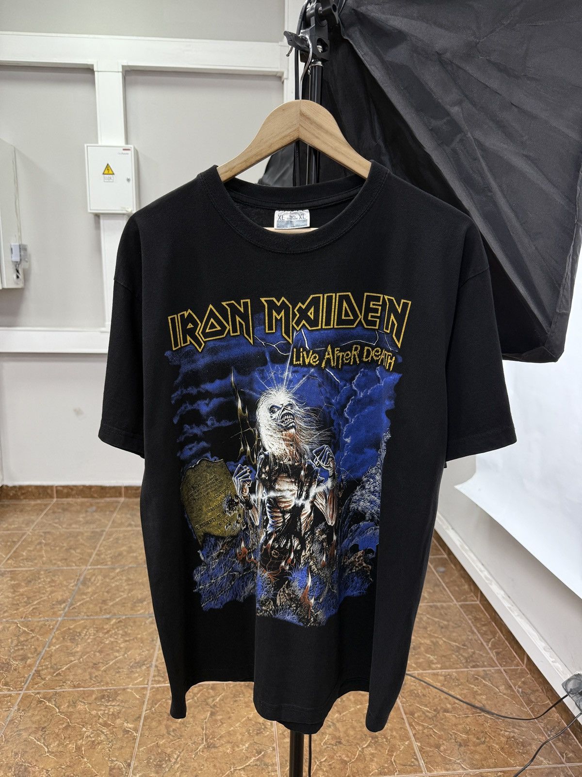 Iron Maiden Vintage 90s Iron Maiden Live After Death T Shirt Retro Hoodie, Sweatshirt | PodTeesHub.com