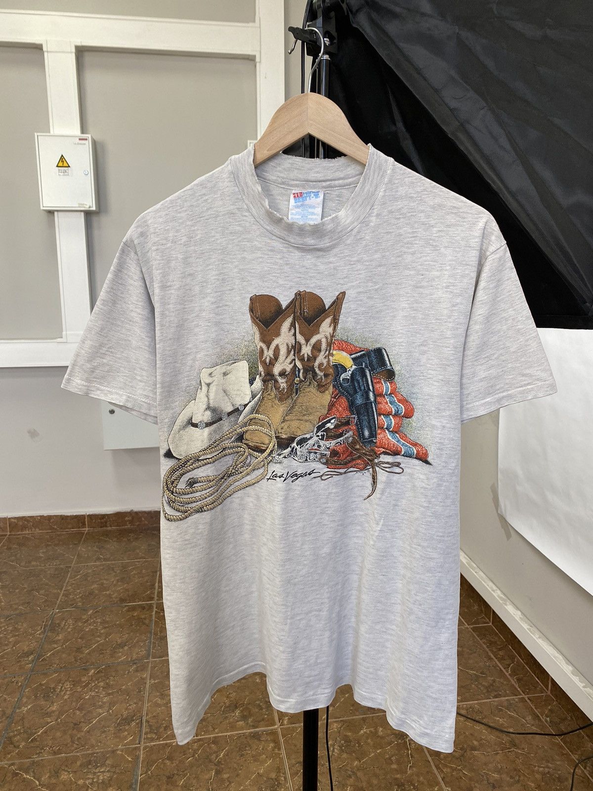 Cowboy Equipment Vintage 1994 Cowboy Western Las Vegas Rare Retro T Shirt Hoodie, Sweatshirt | PodTeesHub.com