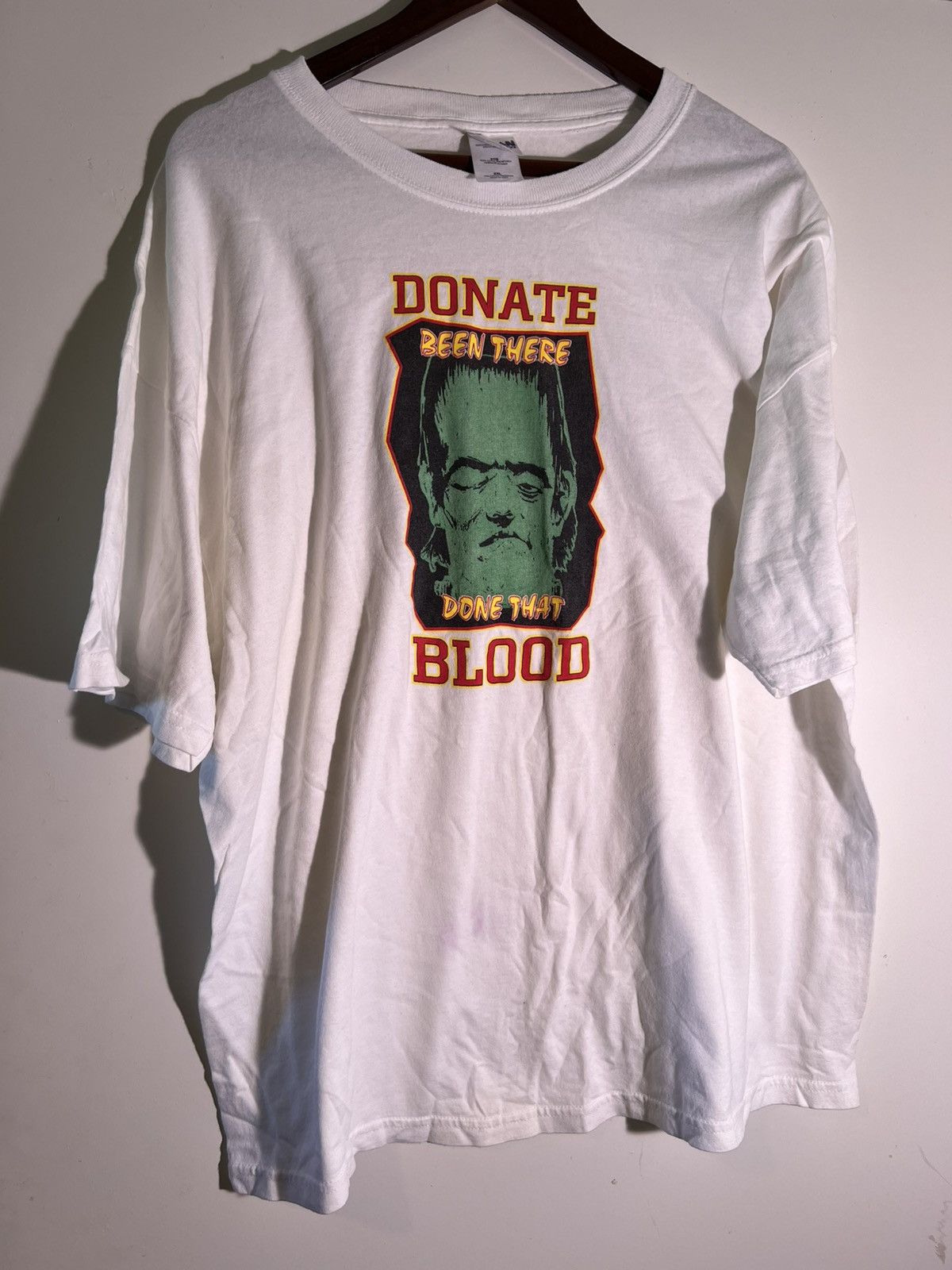 Vintage 90 S 2000 S Y2k Vintage Frankenstein Donate Blood Retro T-Shirts, Hoodie, Sweatshirt