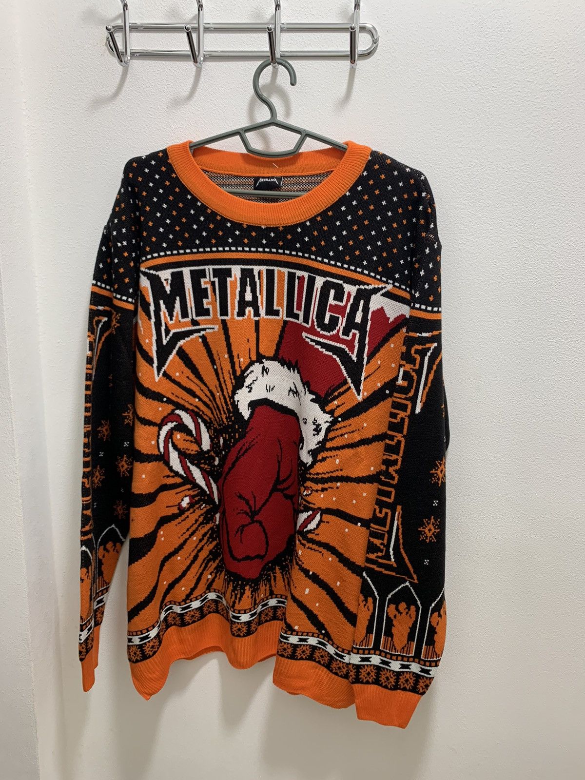 Metallica Ugly Christmas Some Kind Of Santa Sweater T-Shirts, Hoodie, Sweatshirt | PodTeesHub.com