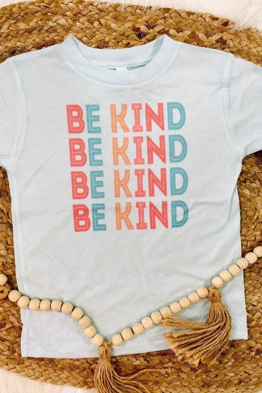 Be Kind Stacked Kid's Tee Hoodie, Sweatshirt | PodTeesHub.com