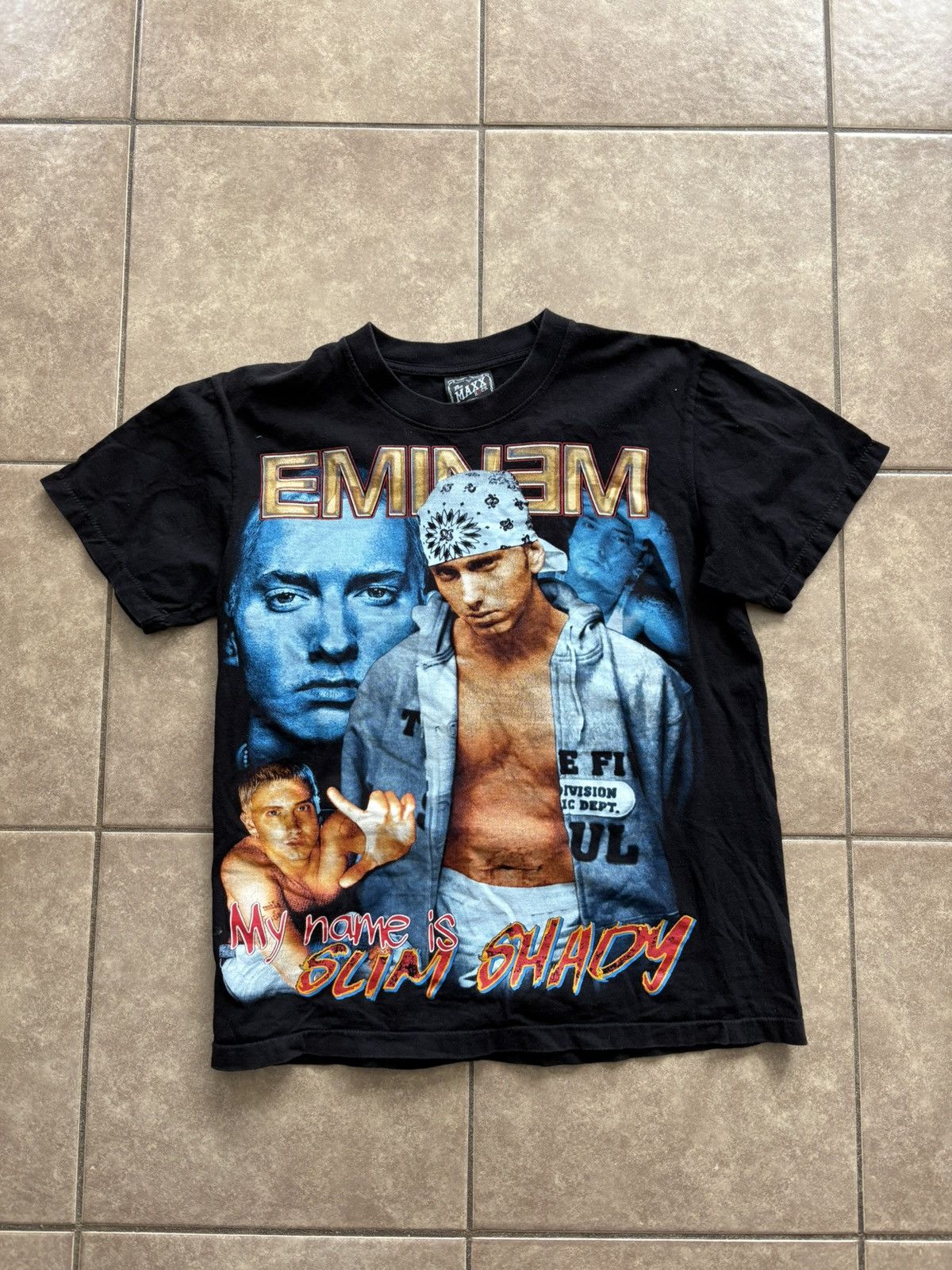 Vintage Eminem Slim Shady All Over Print Rap Tee Hoodie, Sweatshirt | PodTeesHub.com