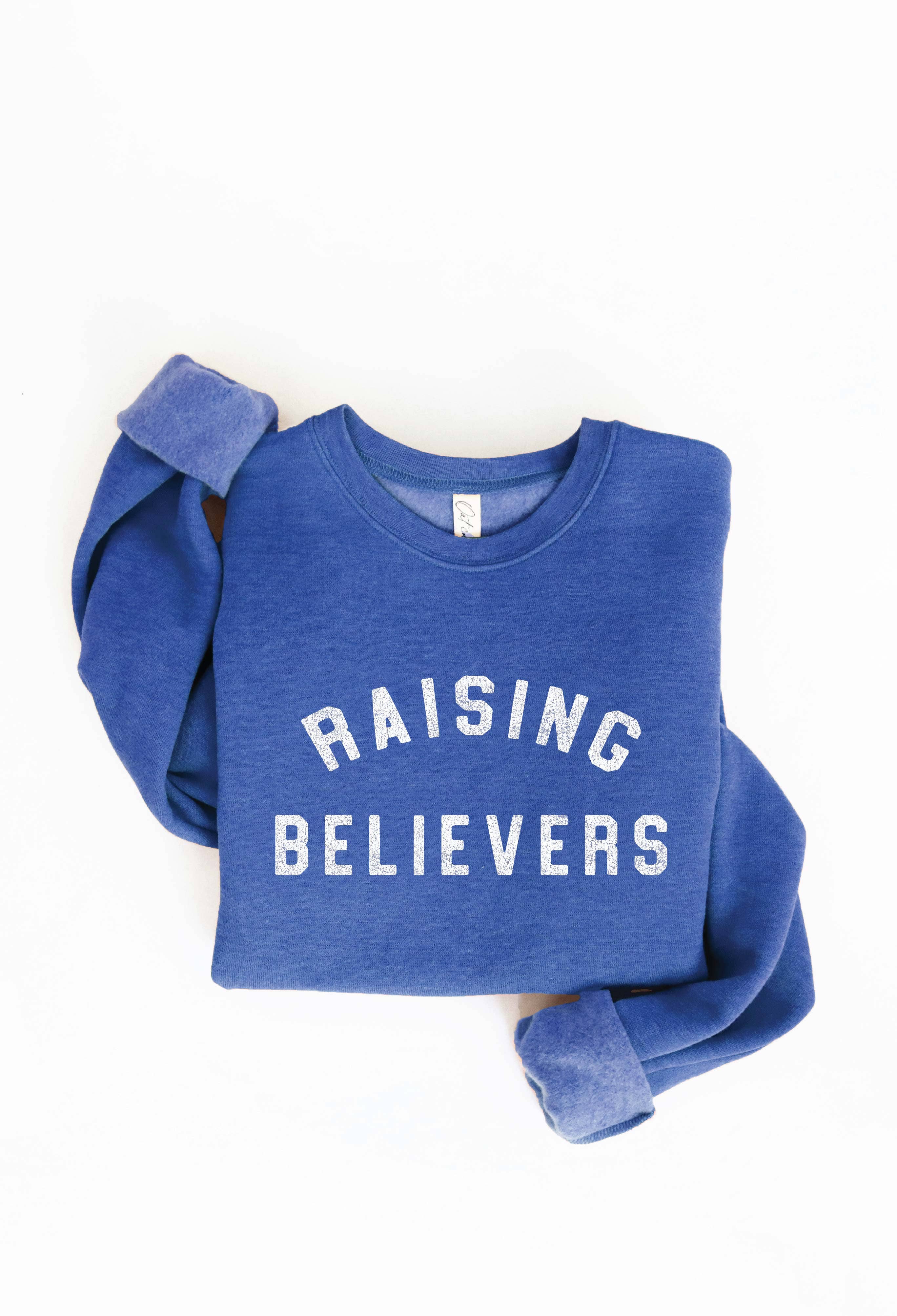 Raising Believers Graphic Sweatshirt - Crewneck T-Shirts, Hoodie | PodTeesHub.com
