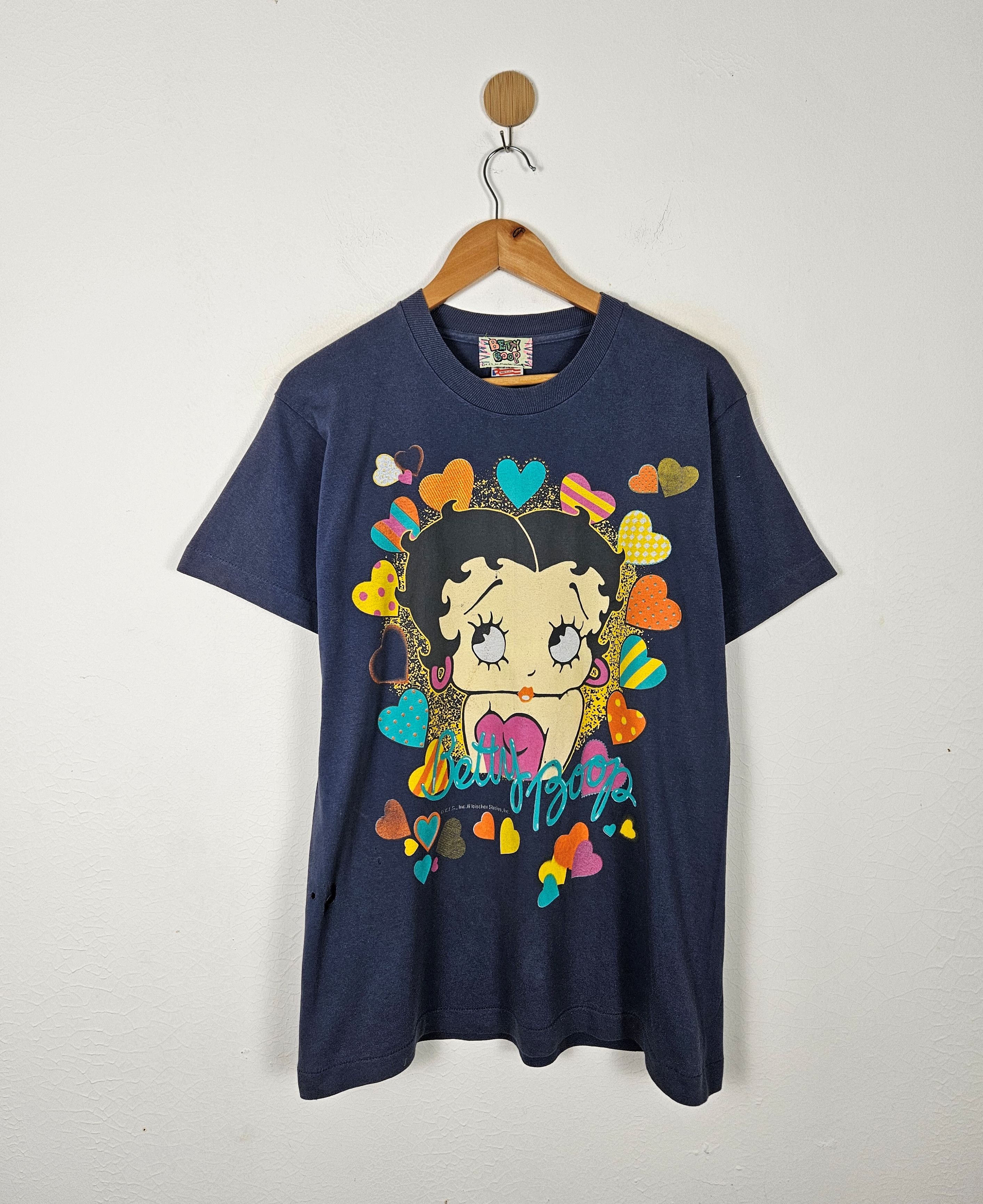 Vintage 90s Betty Boop Cartoon Tee Hoodie, Sweatshirt | PodTeesHub.com