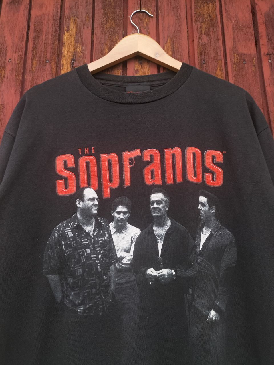 Vintage Vtg 2002 The Sopranos Movie Tee Shirt Godfather Mob Hoodie, Sweatshirt | PodTeesHub.com