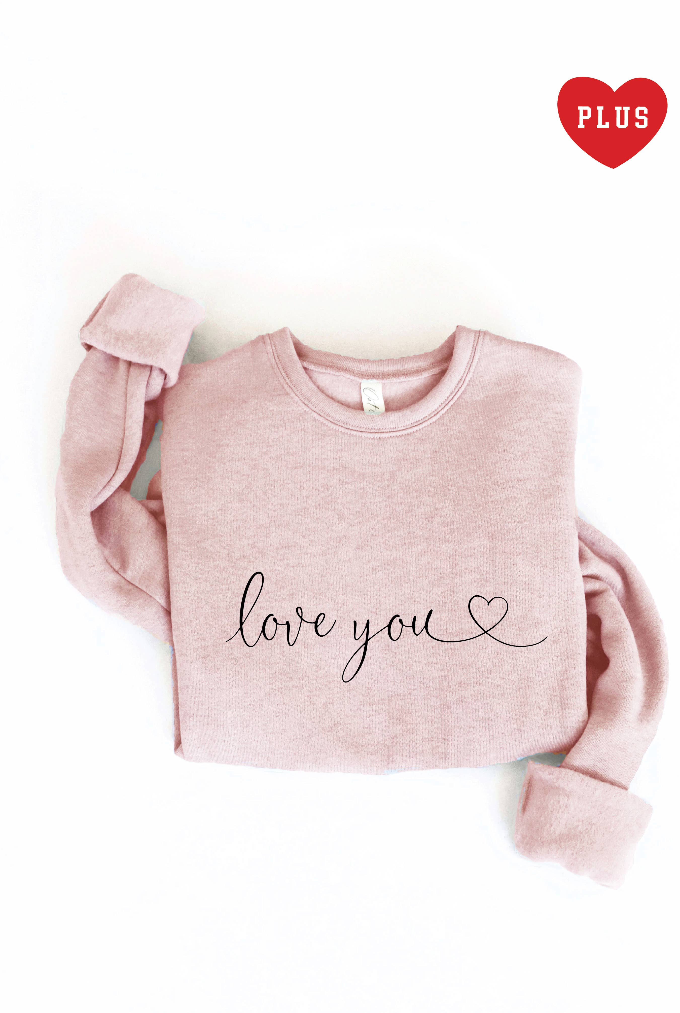 Love You Plus Graphic Sweatshirt T-Shirts, Hoodie | PodTeesHub.com