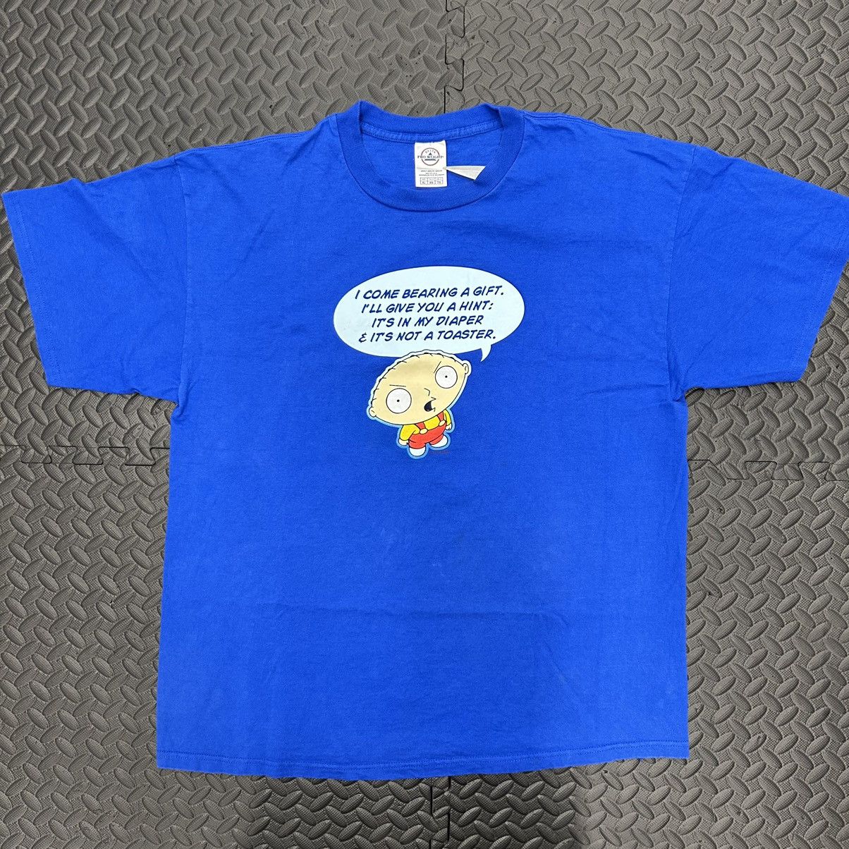 Vintage Y2k Family Guy Stewie T Shirt Sz Xl Humor Tv Series Hoodie, Sweatshirt | PodTeesHub.com