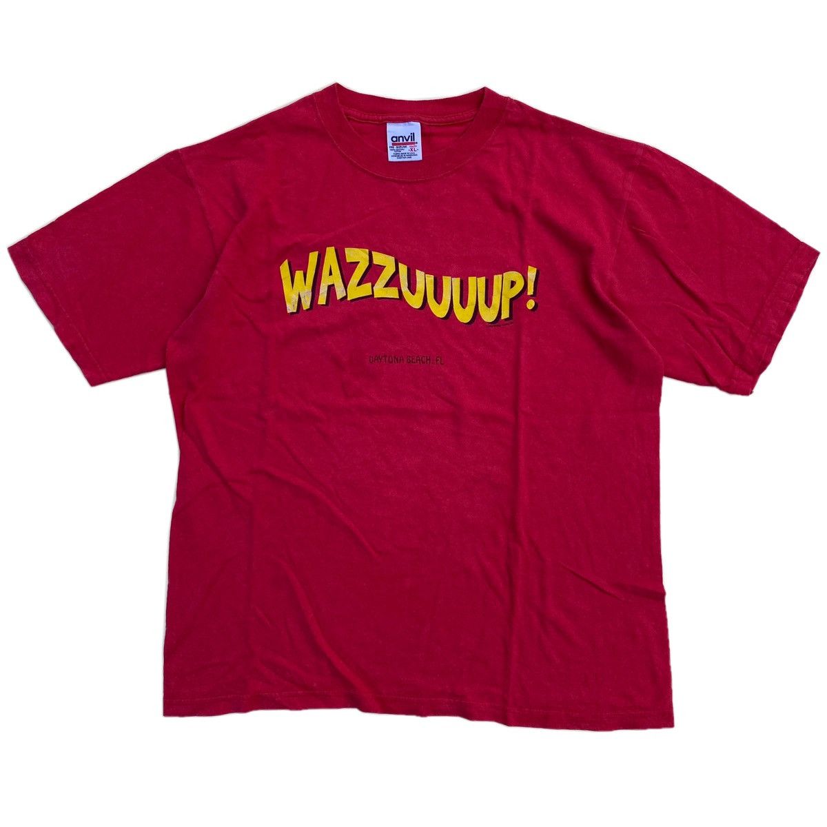 Vintage Y2k Scary Movie Iconic Wazzuuuup 2000 Anvil Tee Hoodie, Sweatshirt | PodTeesHub.com