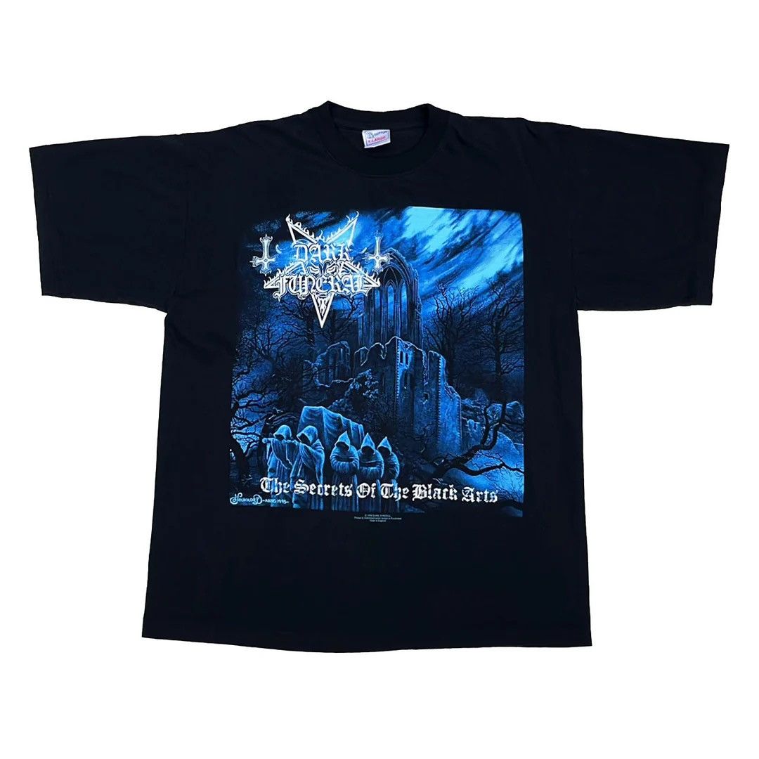 Band Tees Dark Funeral 1998 Vintage Secret Black Arts Band T Shirt Hoodie, Sweatshirt | PodTeesHub.com