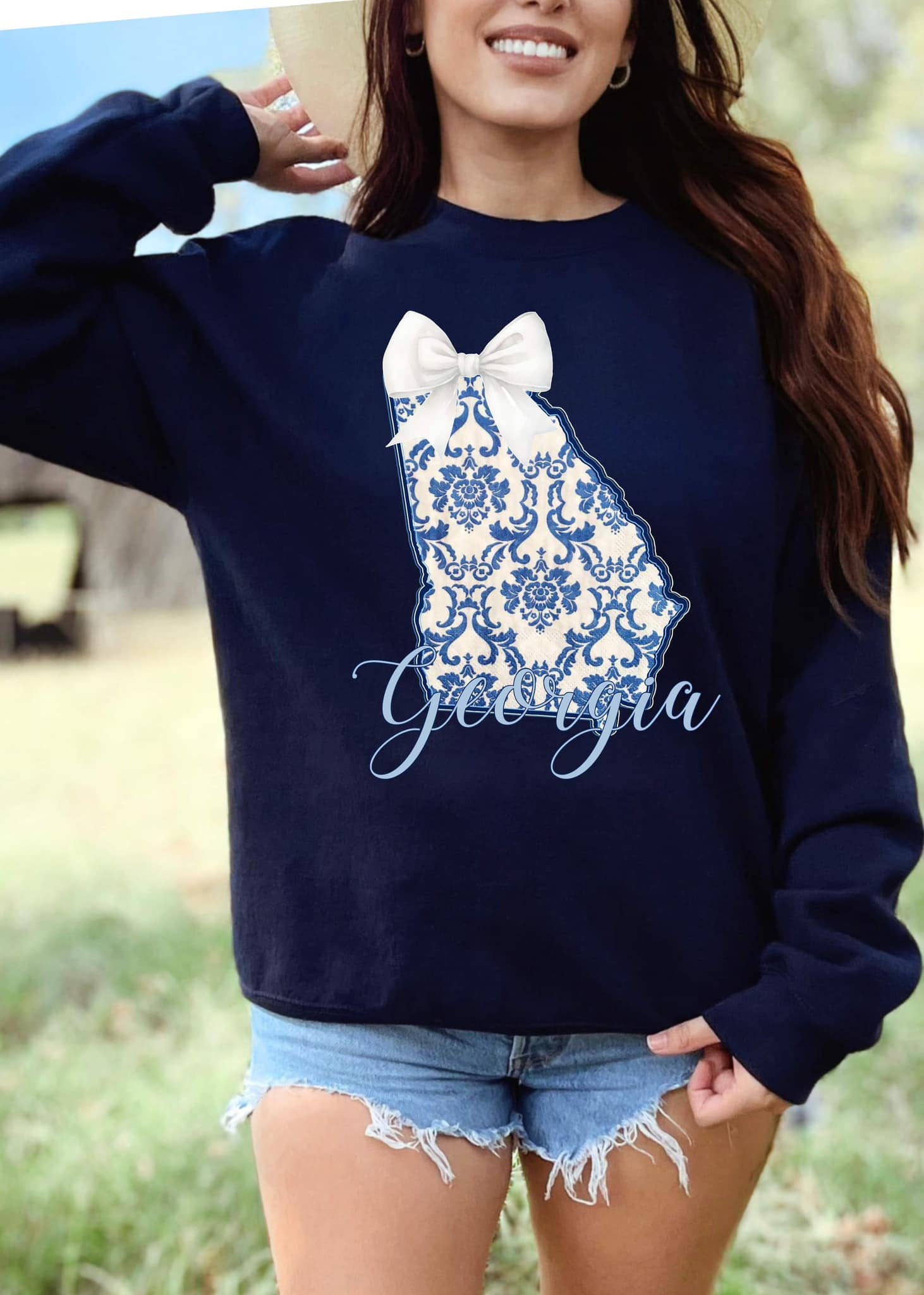 Custom Chino State Coquette Bow Dtf Sweatshirt T-Shirts, Hoodie | PodTeesHub.com