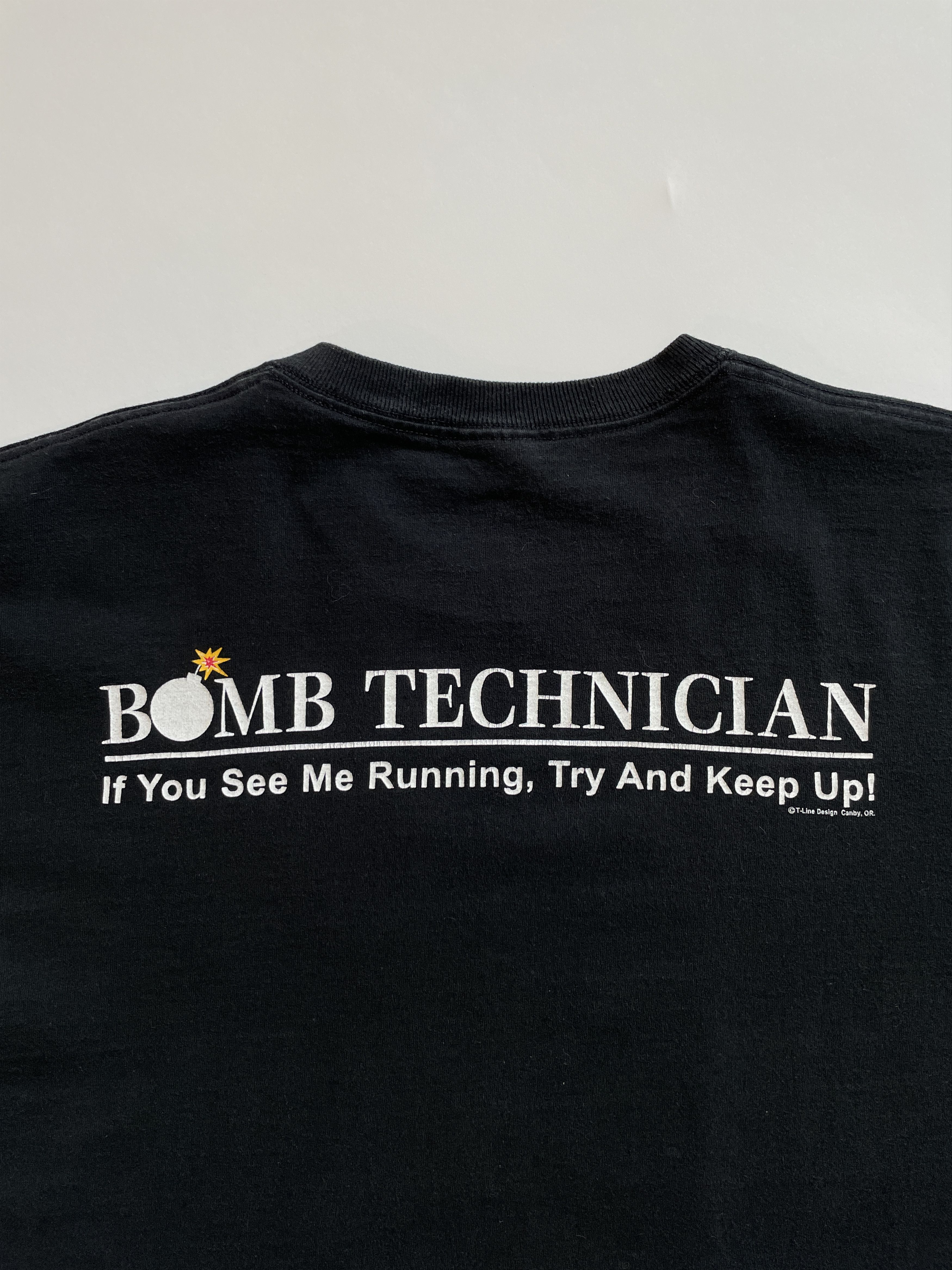 Vintage 2000s Boxy Bomb Technician Funny T Shirt Hoodie, Sweatshirt | PodTeesHub.com