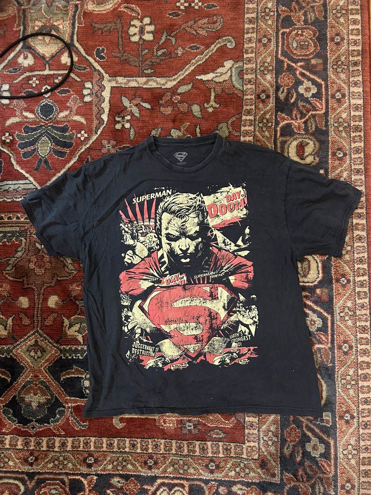 Vintage Superman Graphic Tshirt Hoodie, Sweatshirt | PodTeesHub.com