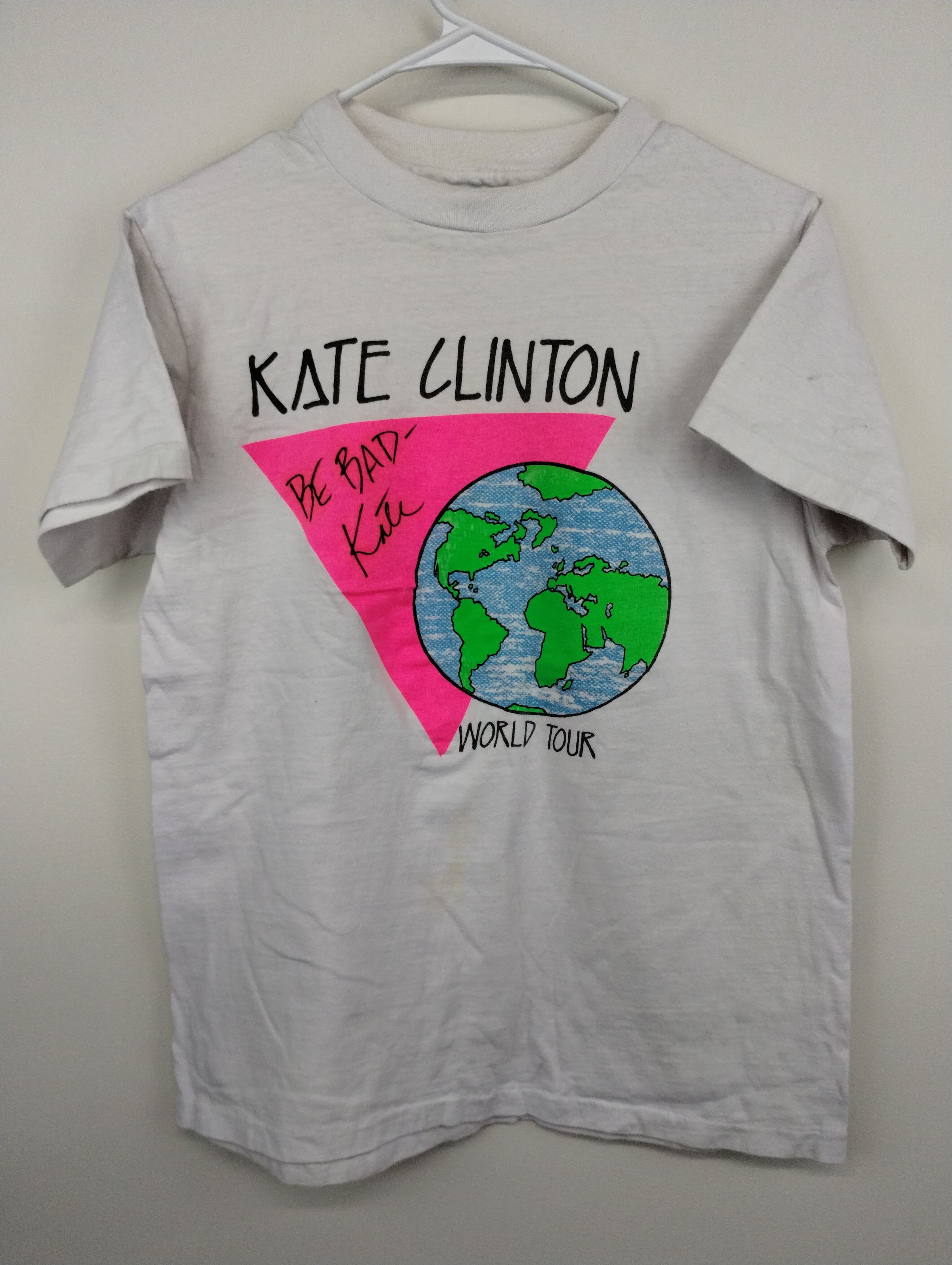 Vintage Hanes Kate Clinton World Tour Graphic Tee Hoodie, Sweatshirt | PodTeesHub.com