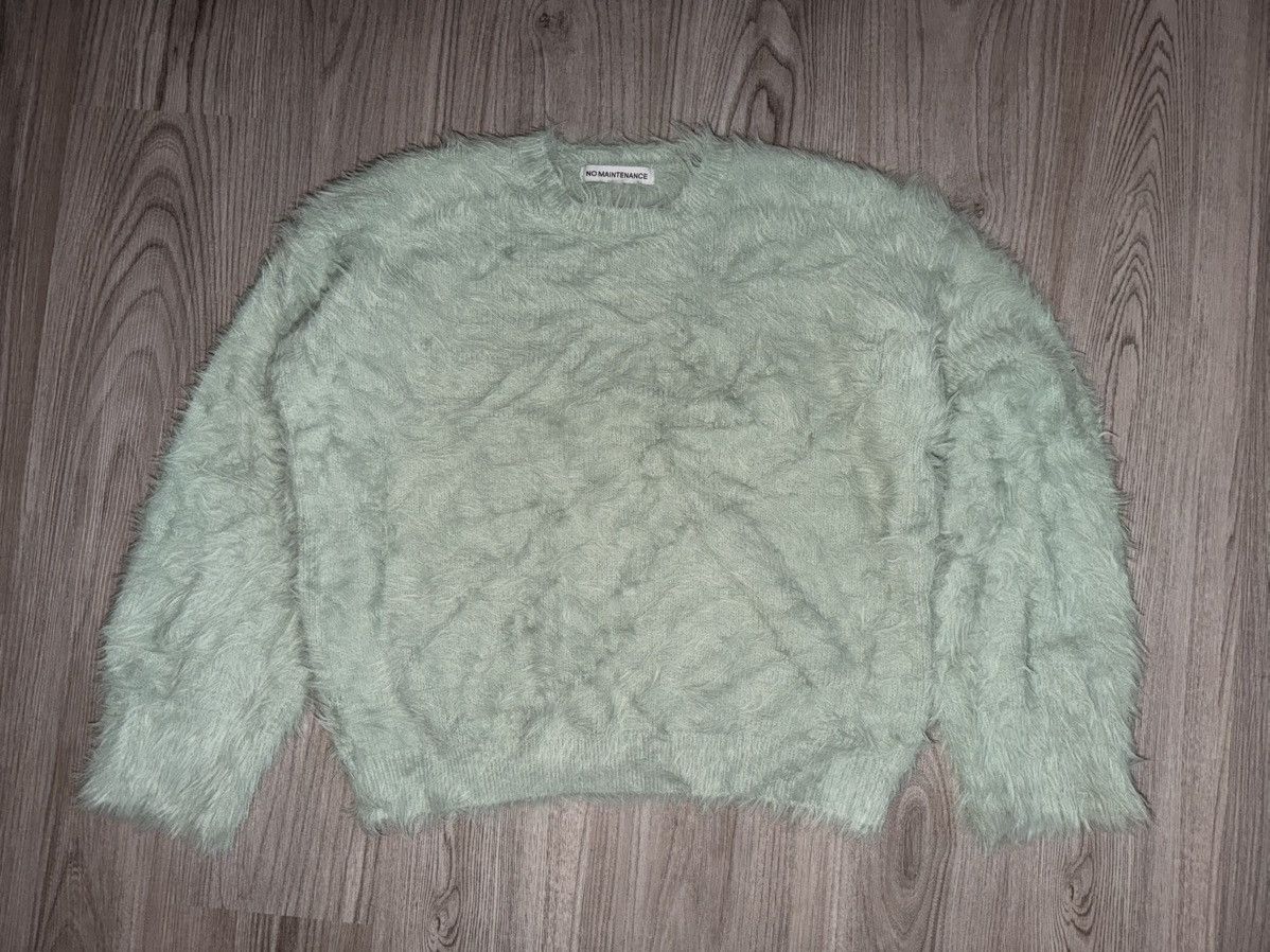Maintenance No Maintenance Fuzzy Crewneck Size Large T-Shirts, Hoodie, Sweatshirt | PodTeesHub.com