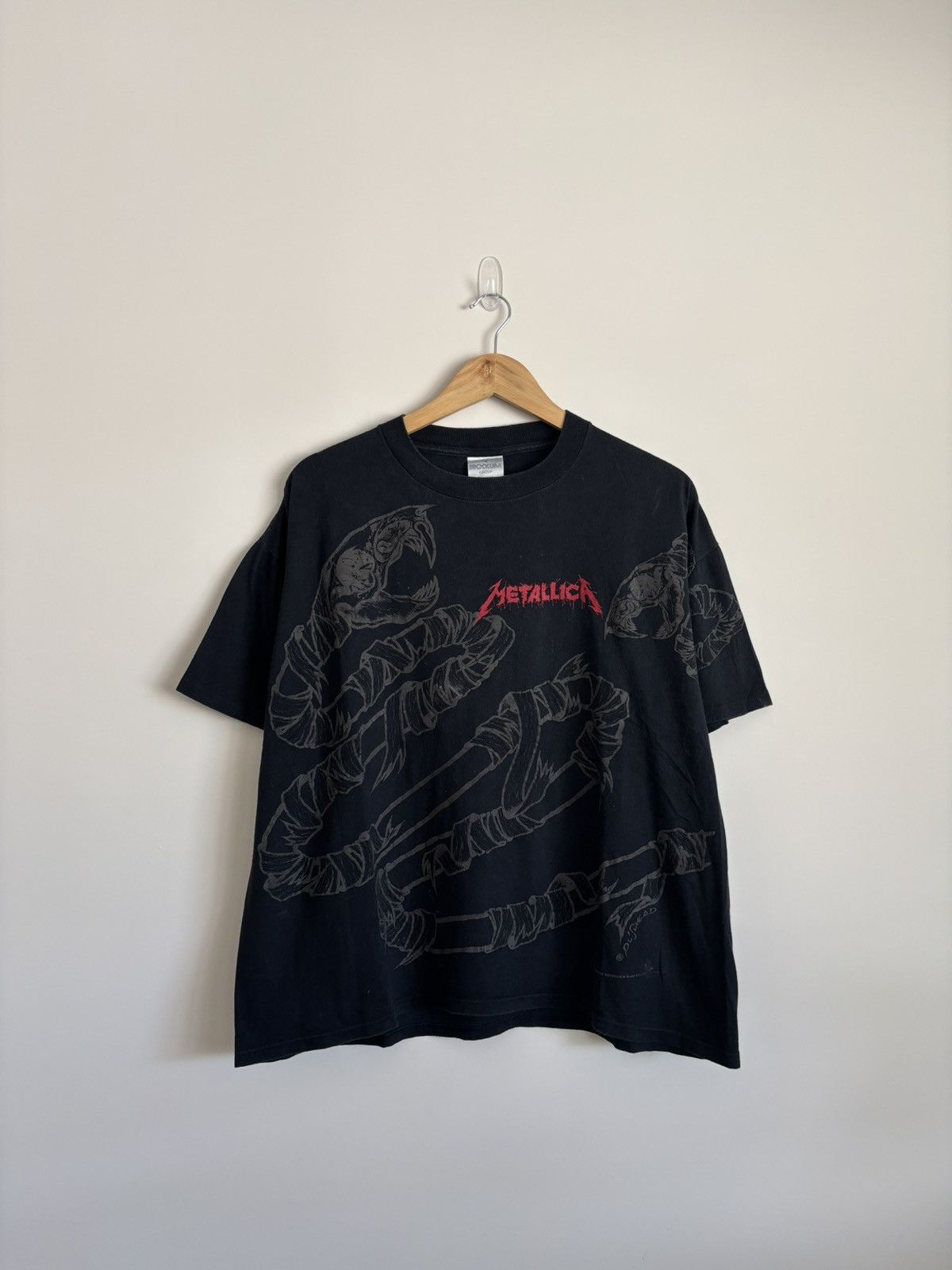 Band Tees Metallica Pushead Snake Aop Hoodie, Sweatshirt | PodTeesHub.com