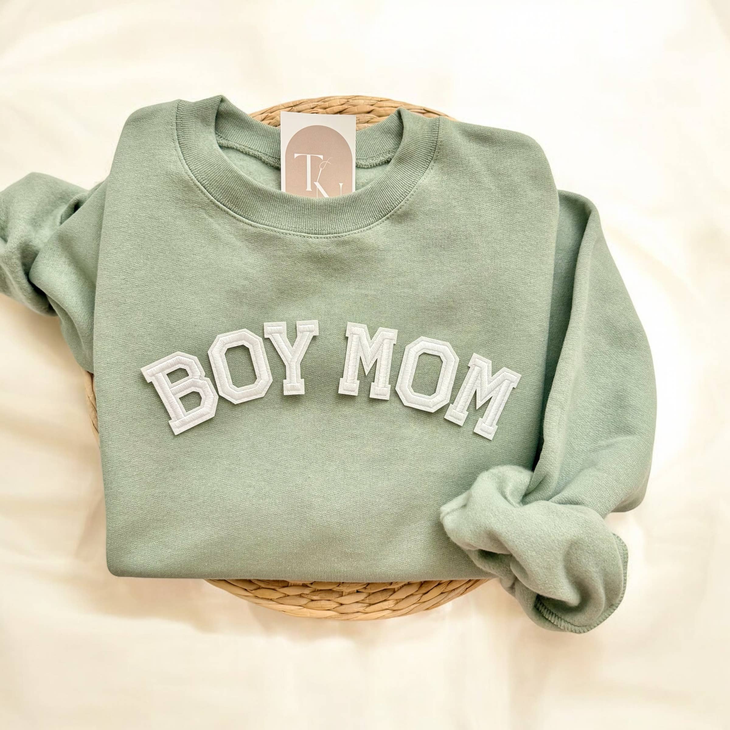 Boy Mom Crewneck Sweatshirt, Gifts For Mom T-Shirts, Hoodie | PodTeesHub.com