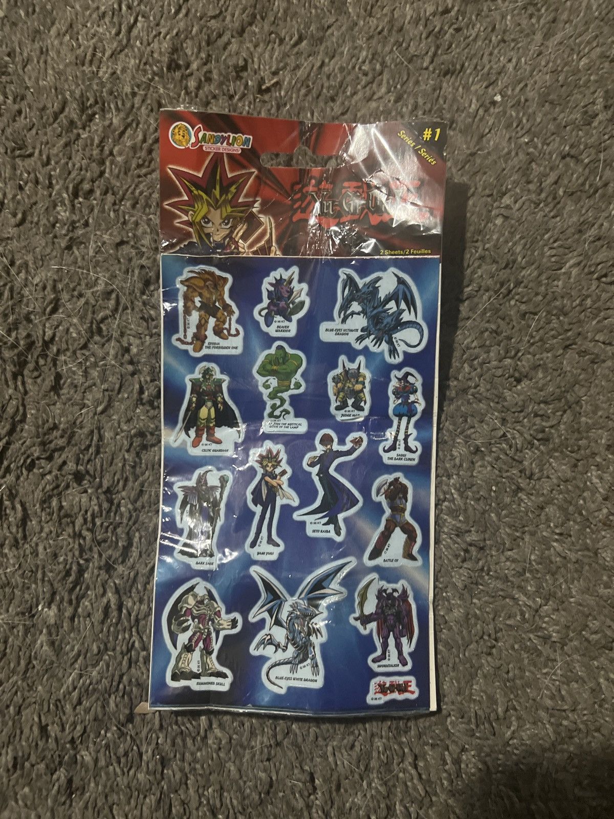 Vintage 1996 Yu Gi Oh Series 1 Sticker Sheets T-Shirts, Hoodie, Sweatshirt | PodTeesHub.com