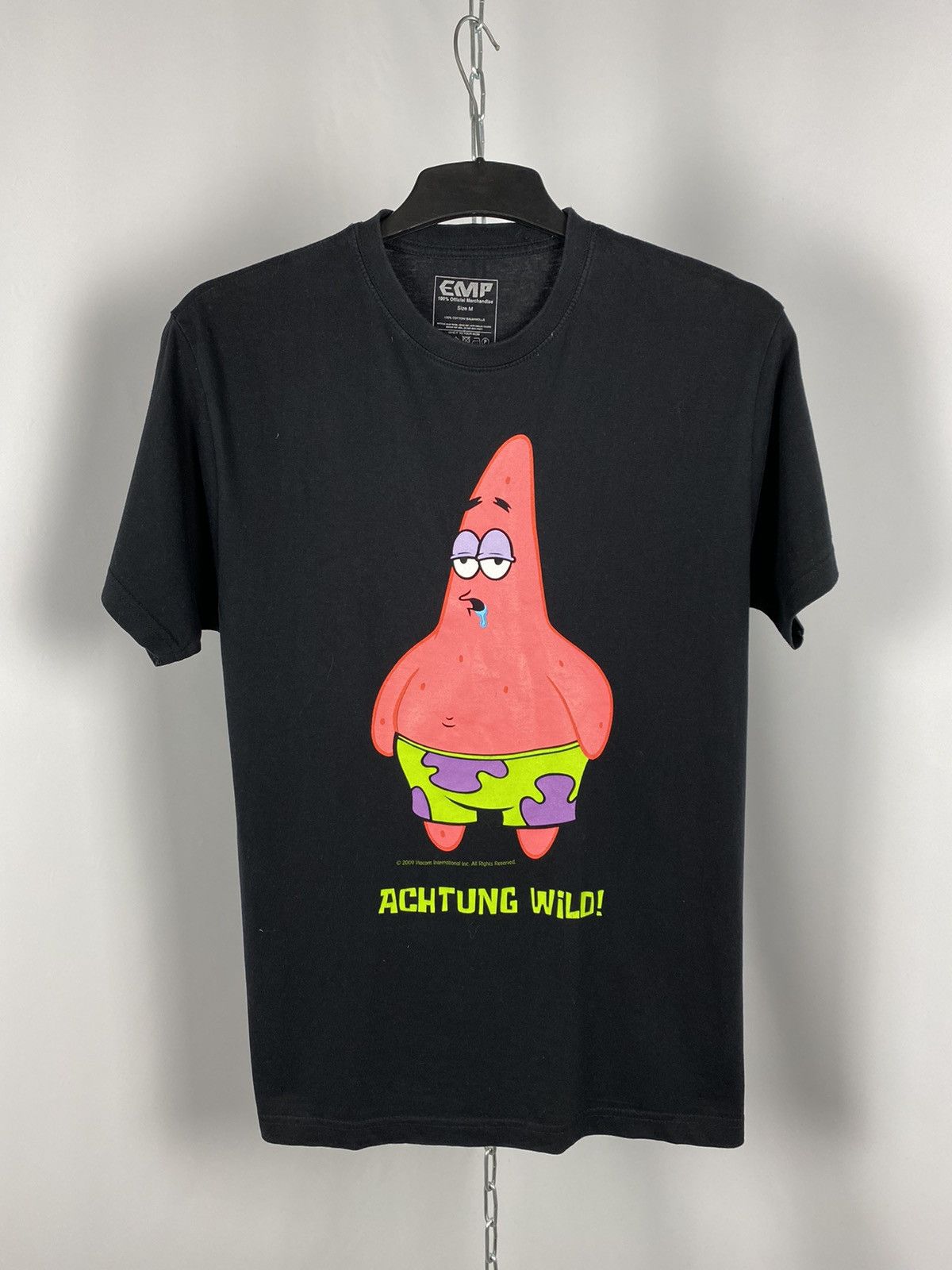 Vintage Spongebob Patrick Big Logo T Shirts Size M Hoodie, Sweatshirt | PodTeesHub.com