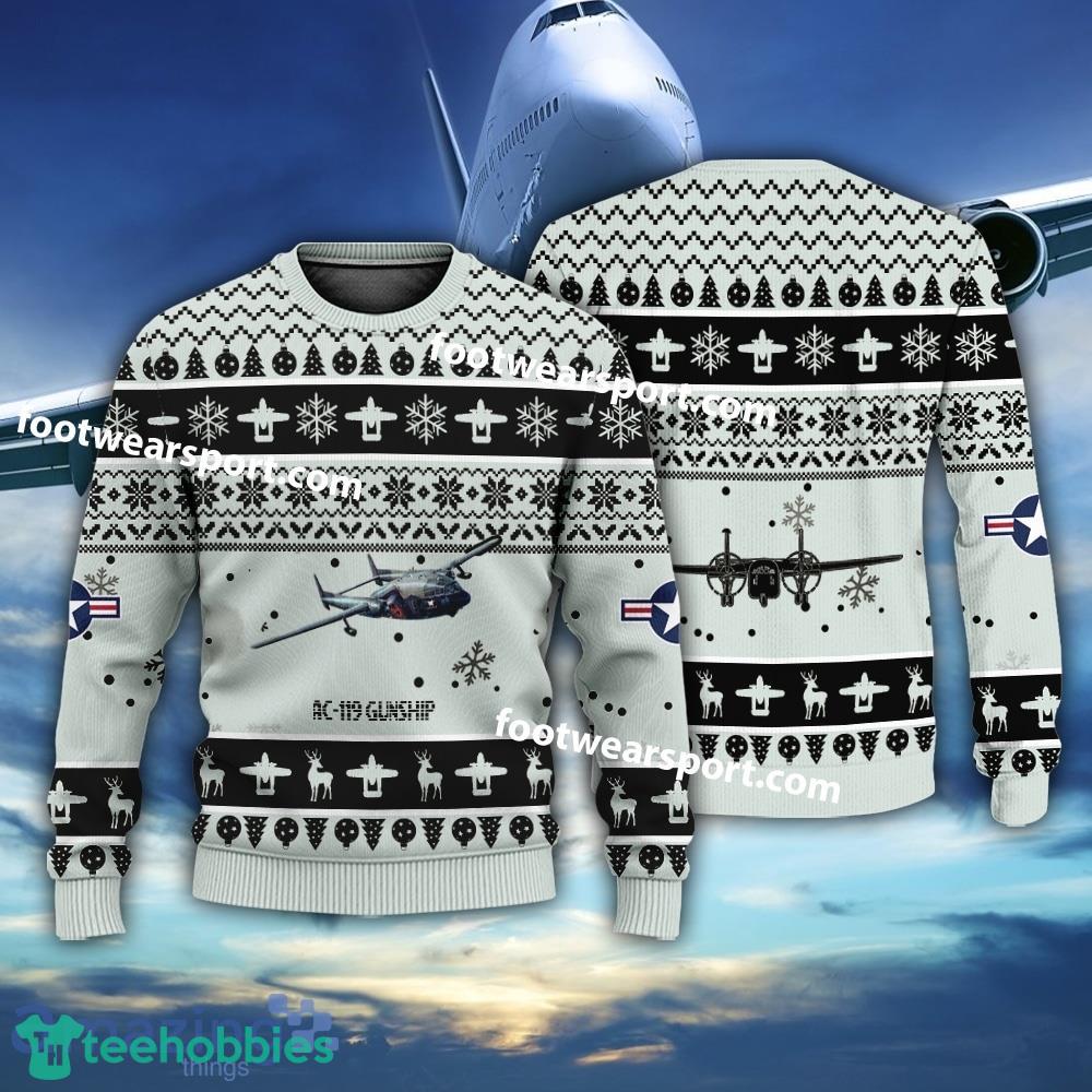 Aircraft AC-119 Gunship AC119 US Air Force Christmas Sweater Gift Christmas