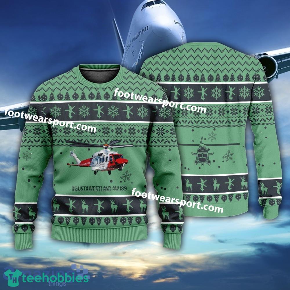 Aircraft AgustaWestland AW189 Christmas Sweater Gift Christmas