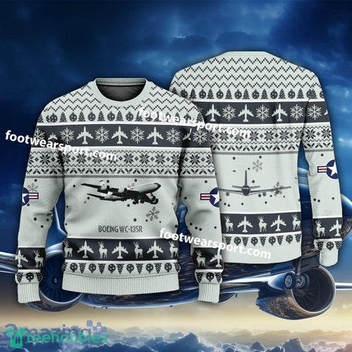 Aircraft Boeing WC-135R WC135R US Air Force Christmas Sweater Gift Veteran