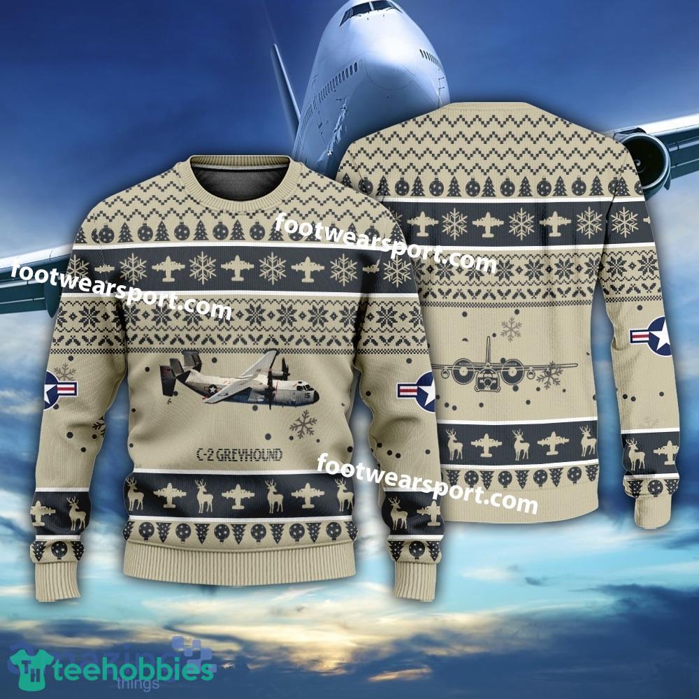 Aircraft C-2 Greyhound C2 US Navy Xmas Sweater For Men Women