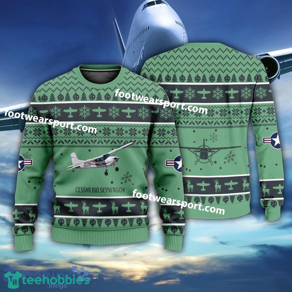 Aircraft Cessna 180 Skywagon Christmas Sweater Gift Christmas