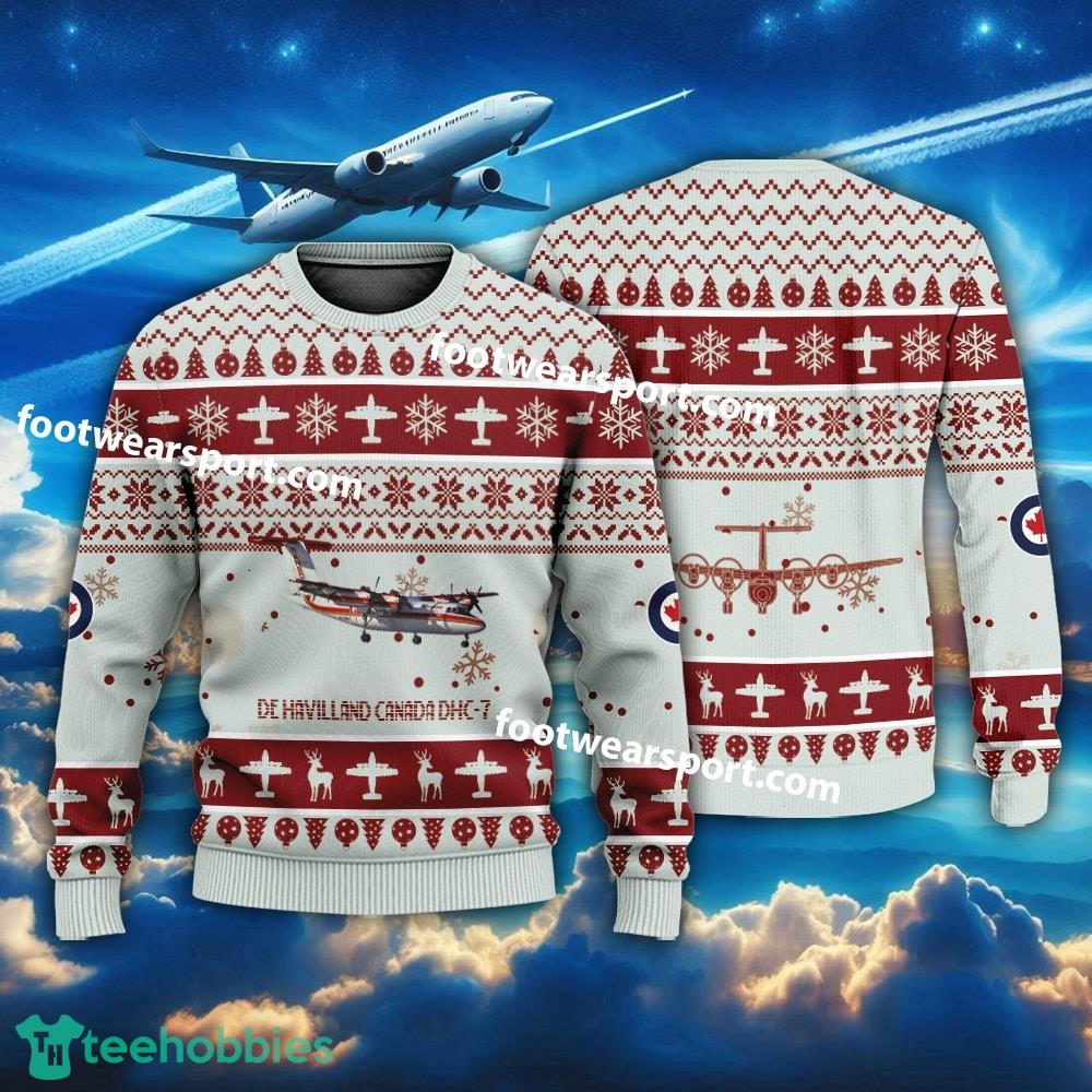 Aircraft De Havilland Canada DHC-7 DHC7 Xmas Sweater Gift Veteran