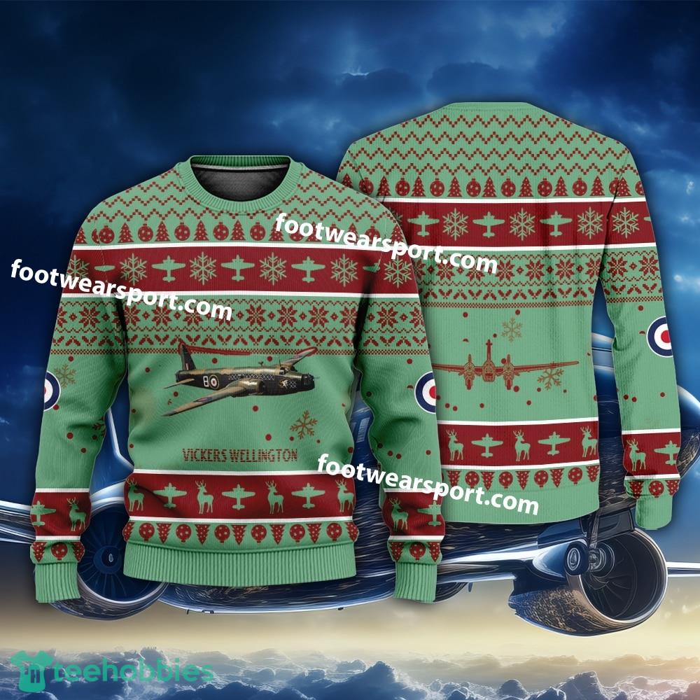 Aircraft Drawing Vickers Wellington Christmas Sweater For Men Women