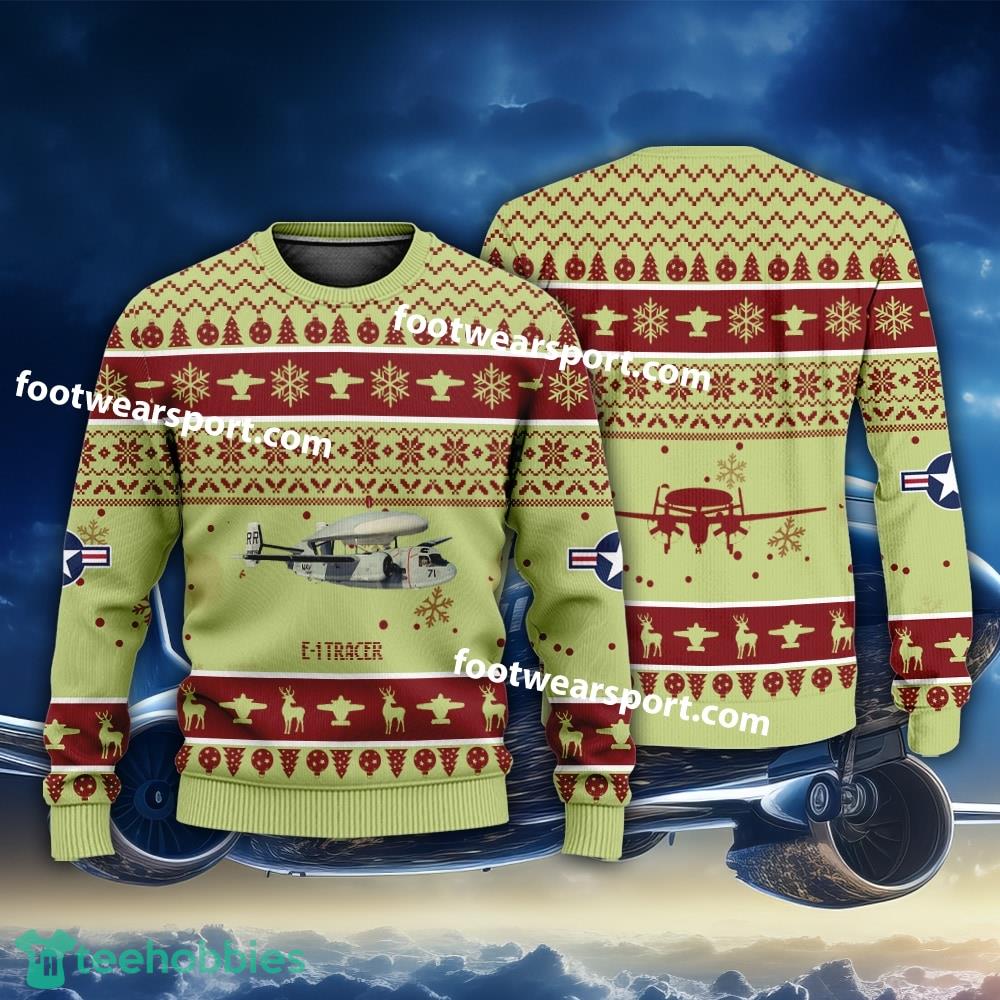 Aircraft E-1 Tracer E1 US Navy Christmas 3D Sweater Gift For Adult