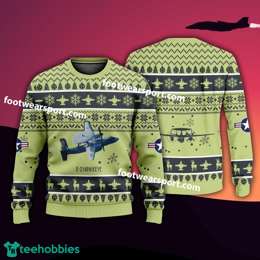 Aircraft E-2 Hawkeye E2 US Navy Christmas Sweater Gift Christmas