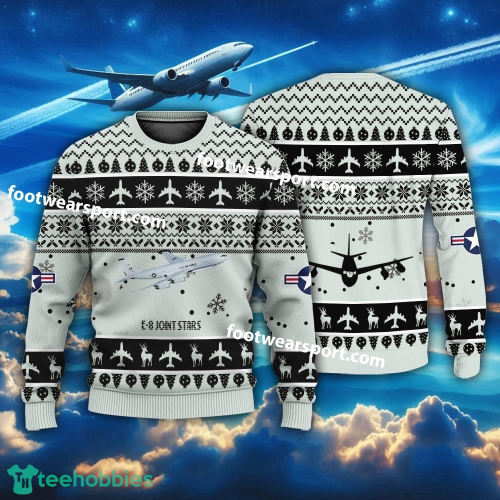 Aircraft E-8 Joint STARS E8 US Air Force Christmas Sweater Gift Christmas