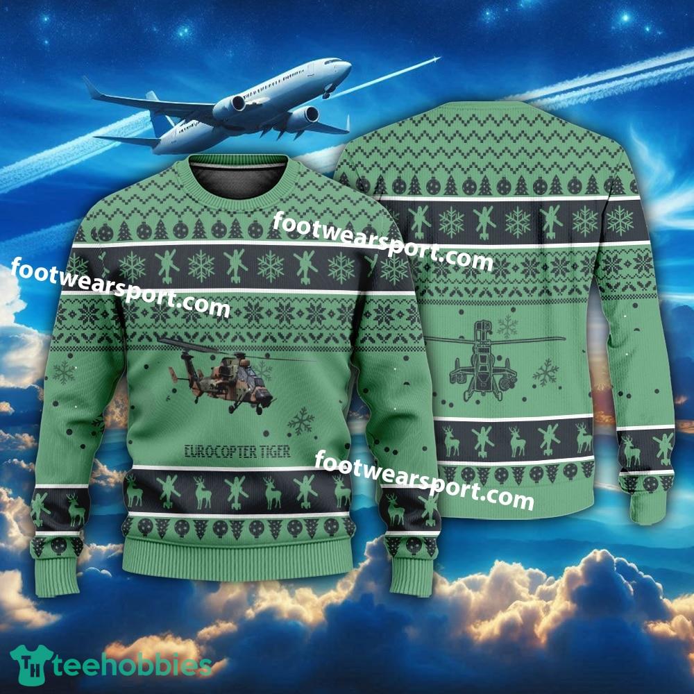 Aircraft Eurocopter Tiger Christmas Sweater Gift Christmas