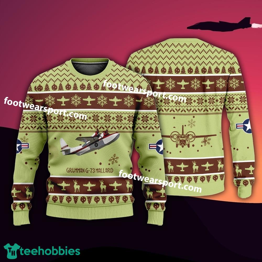 Aircraft Grumman G-73 Mallard G73 Xmas Sweater AOP Gift Holidays